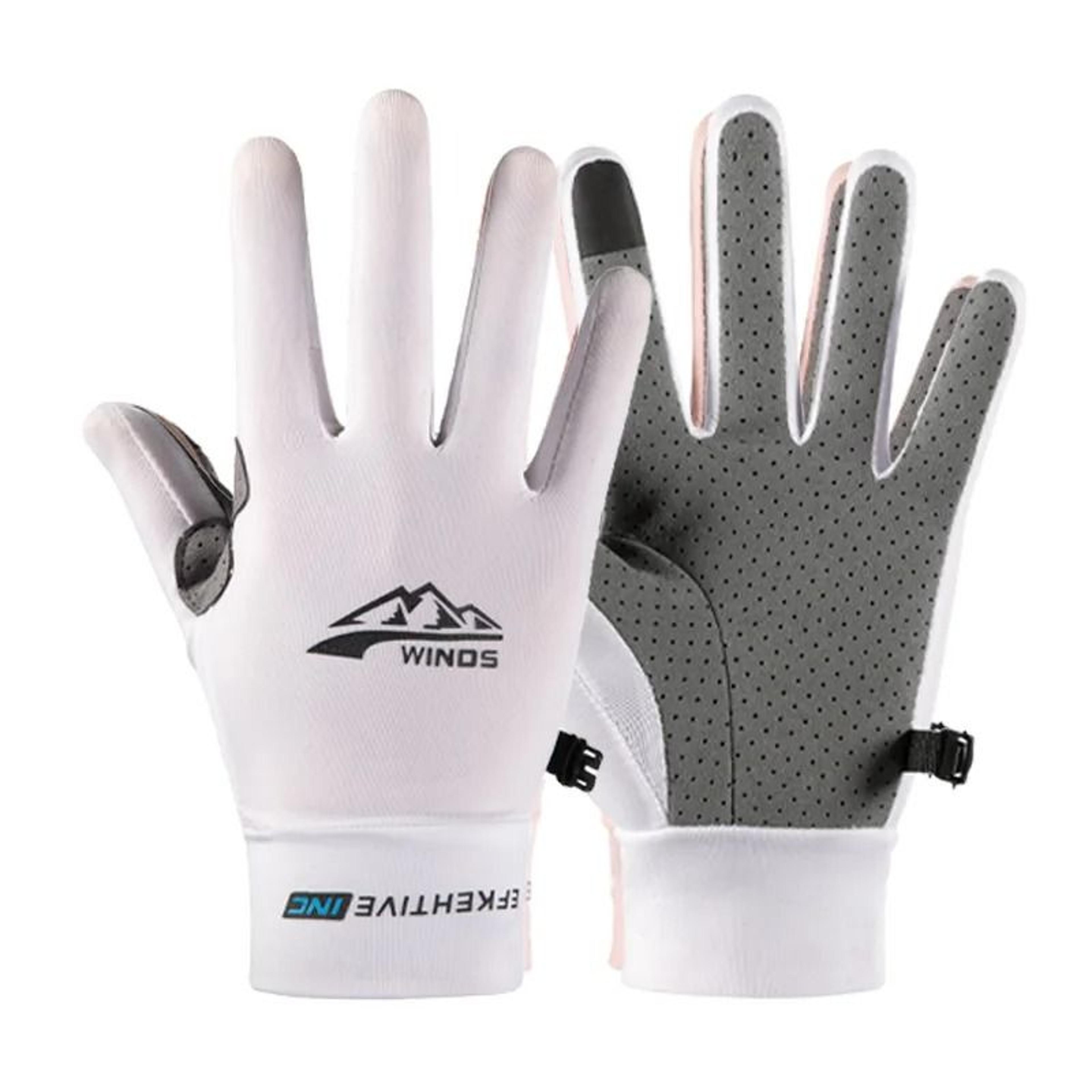Ice Silk Fishing Gloves With Touchscreen And UV Protection 7