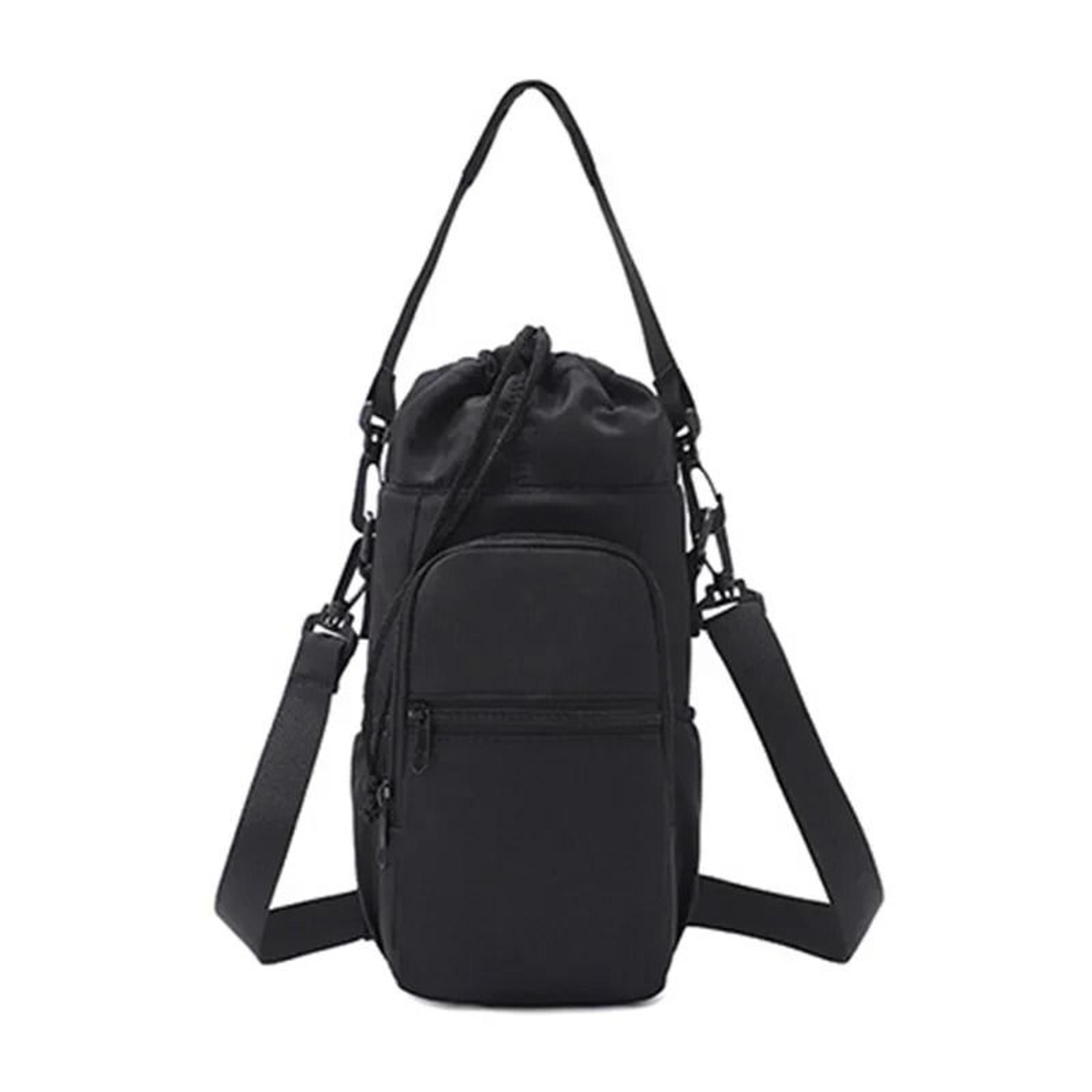 Insulated Water Bottle Carrier With Phone Pocket And Adjustable Strap 6