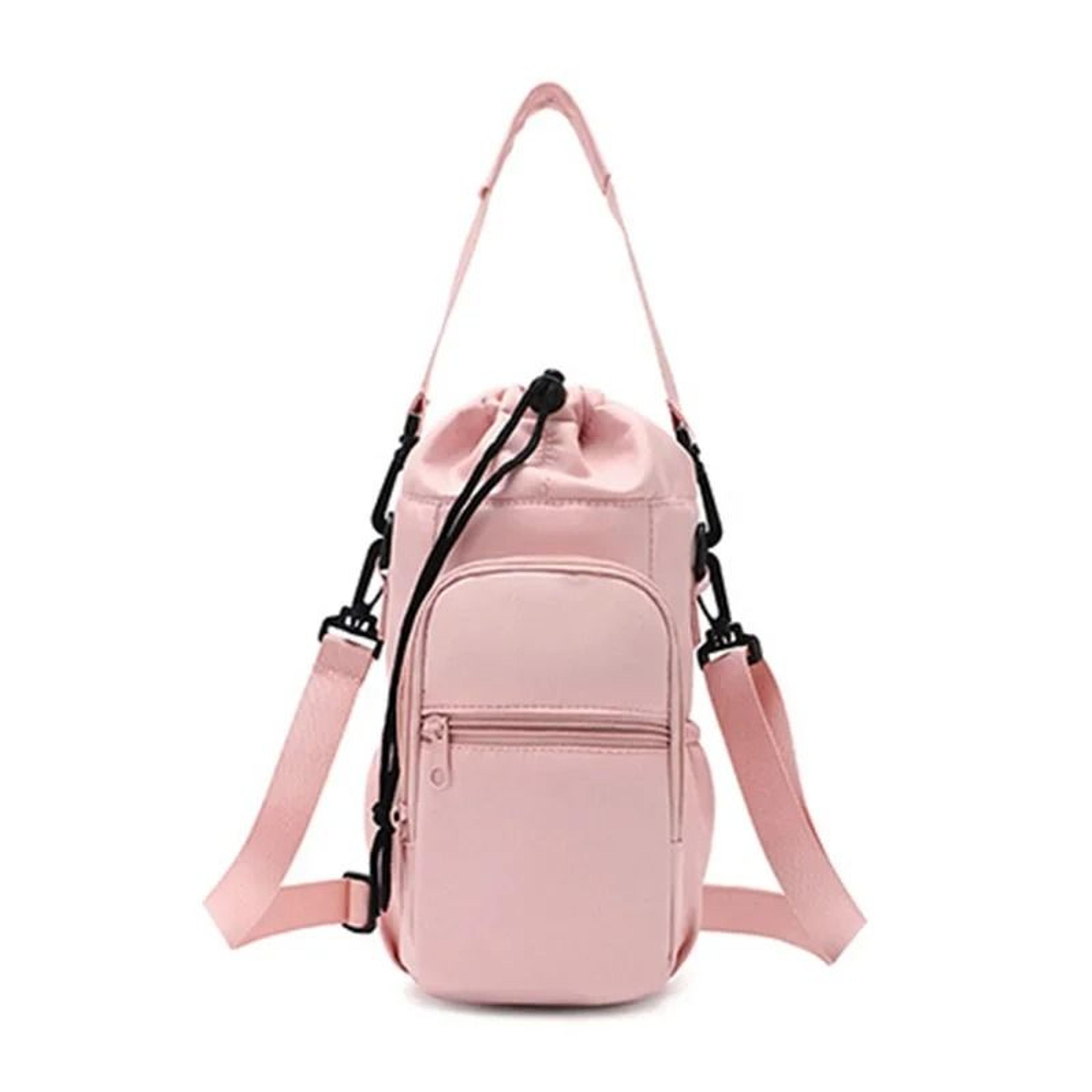 Insulated Water Bottle Carrier With Phone Pocket And Adjustable Strap 8
