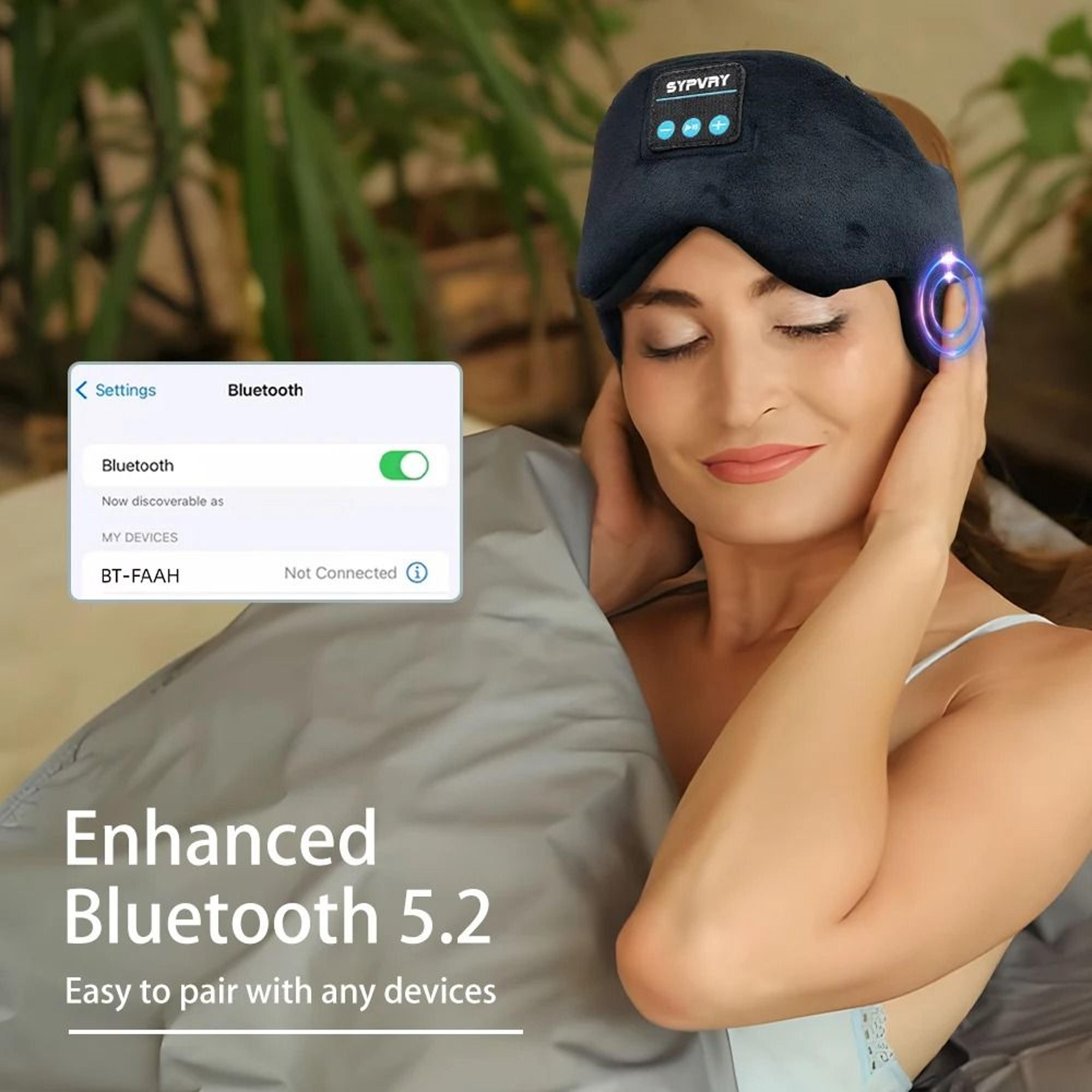 Bluetooth Sleep Mask With Audio For Restful Nights 3