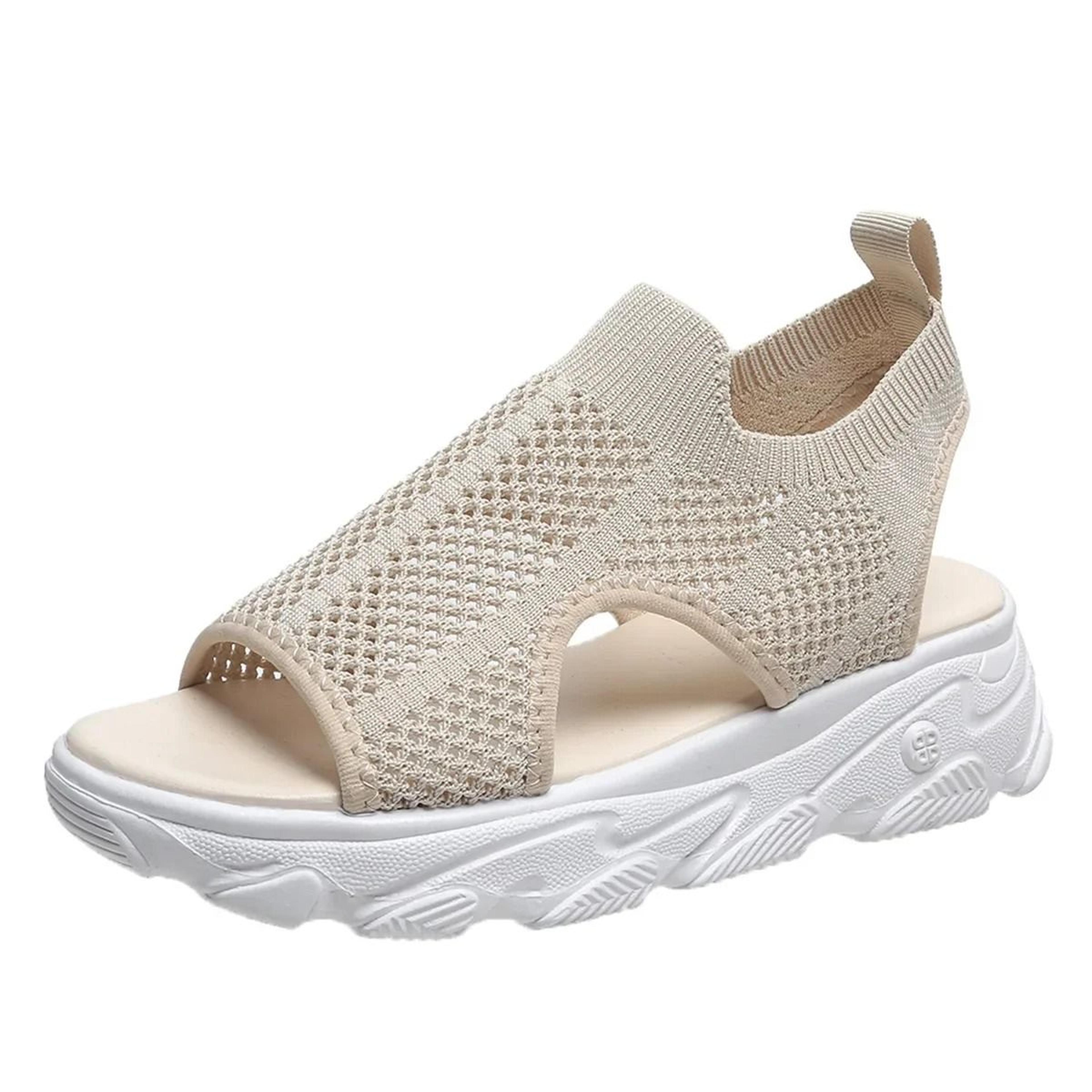 Mesh Hollow Breathable Plus Size Summer Sport Sandals For Women 6