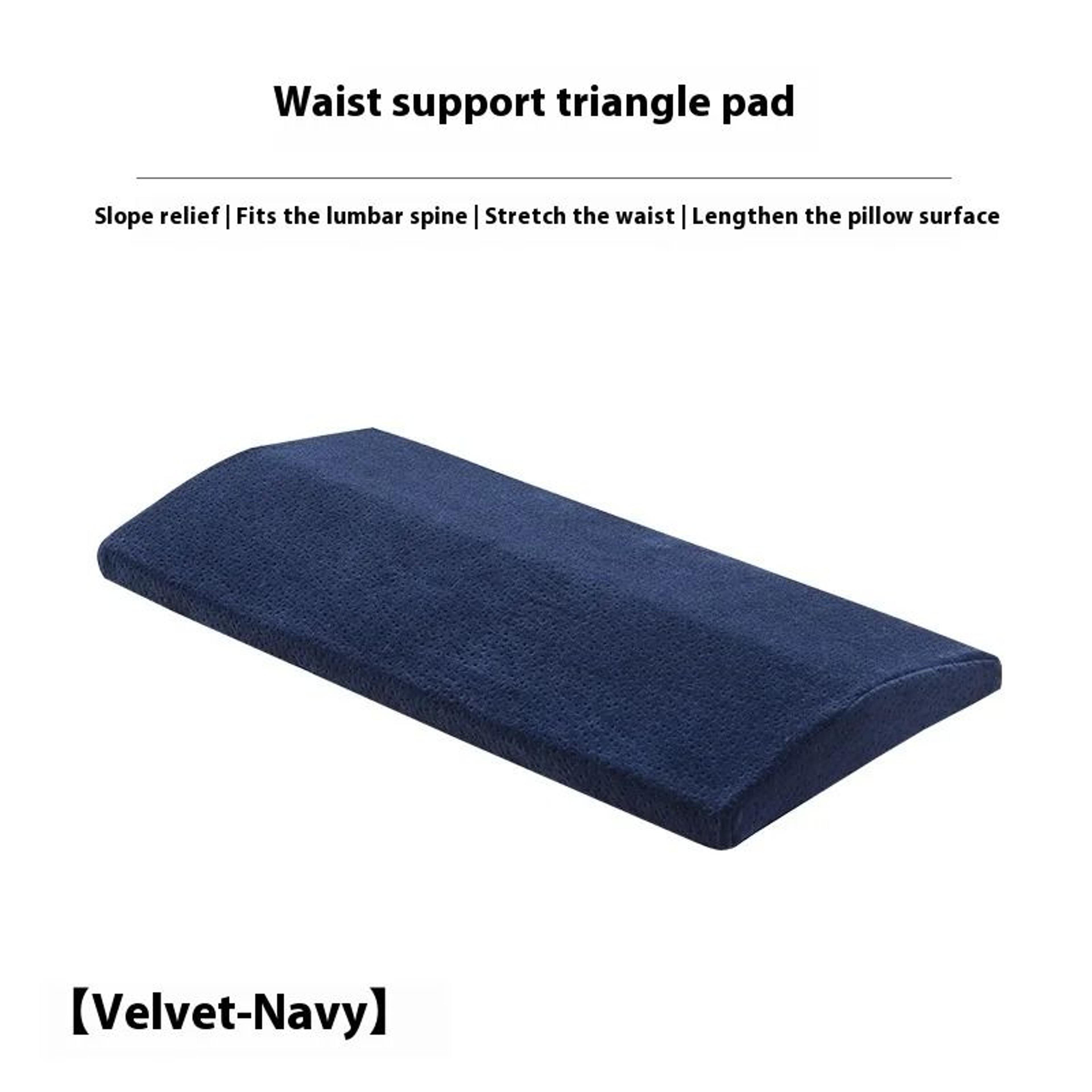 Lumbar Support Memory Foam Pillow For Back Pain Relief 2