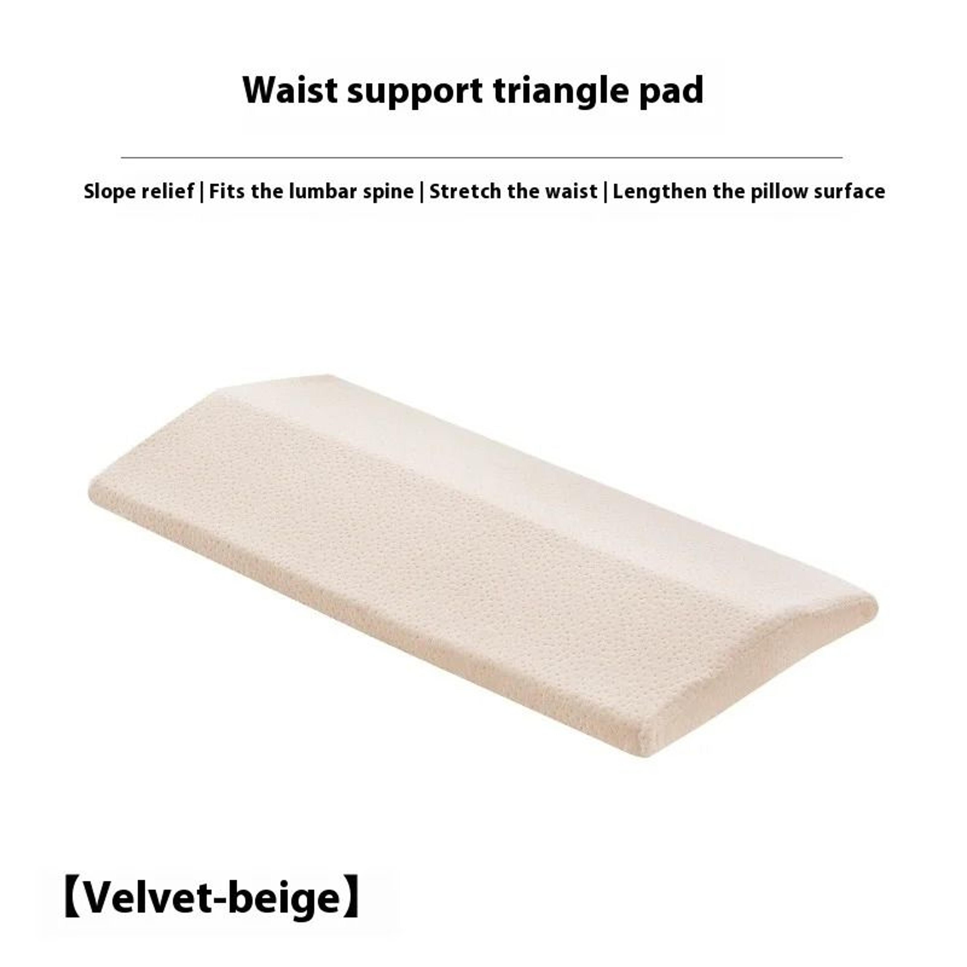 Lumbar Support Memory Foam Pillow For Back Pain Relief 5