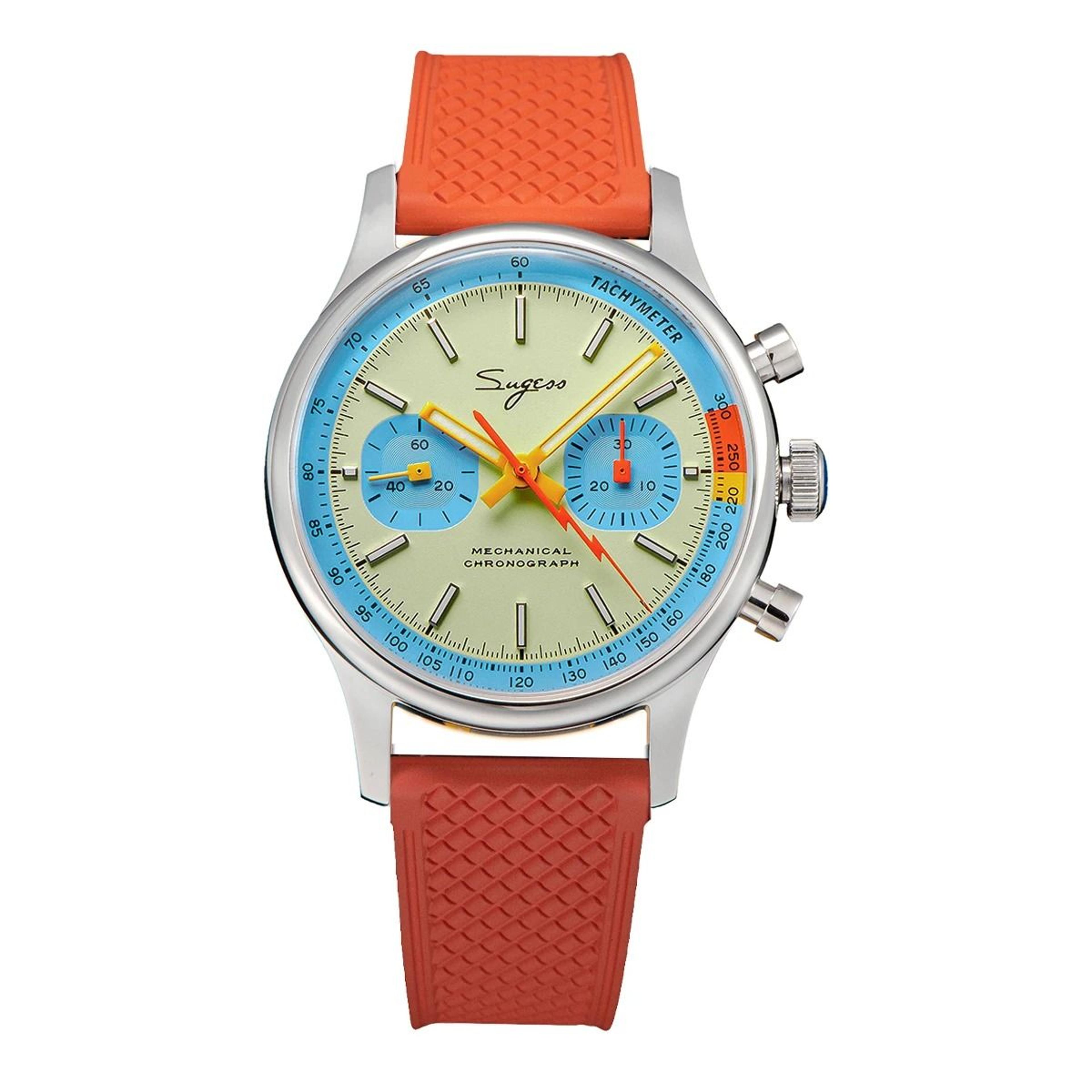 Mechanical Pilot Chronograph Watch 14