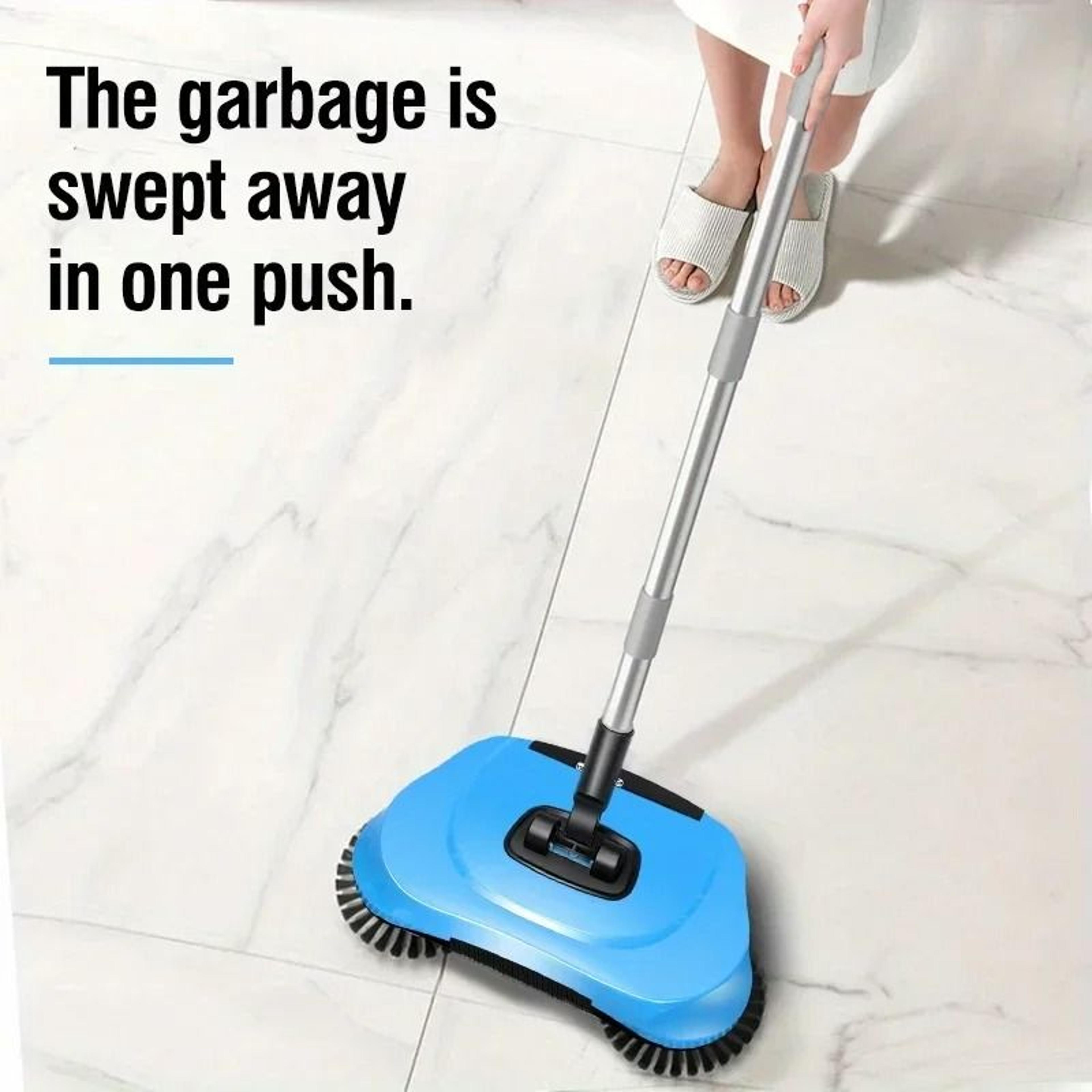 Multifunction Push Broom With Long Handle For Easy Floor And Carpet Cleaning 5