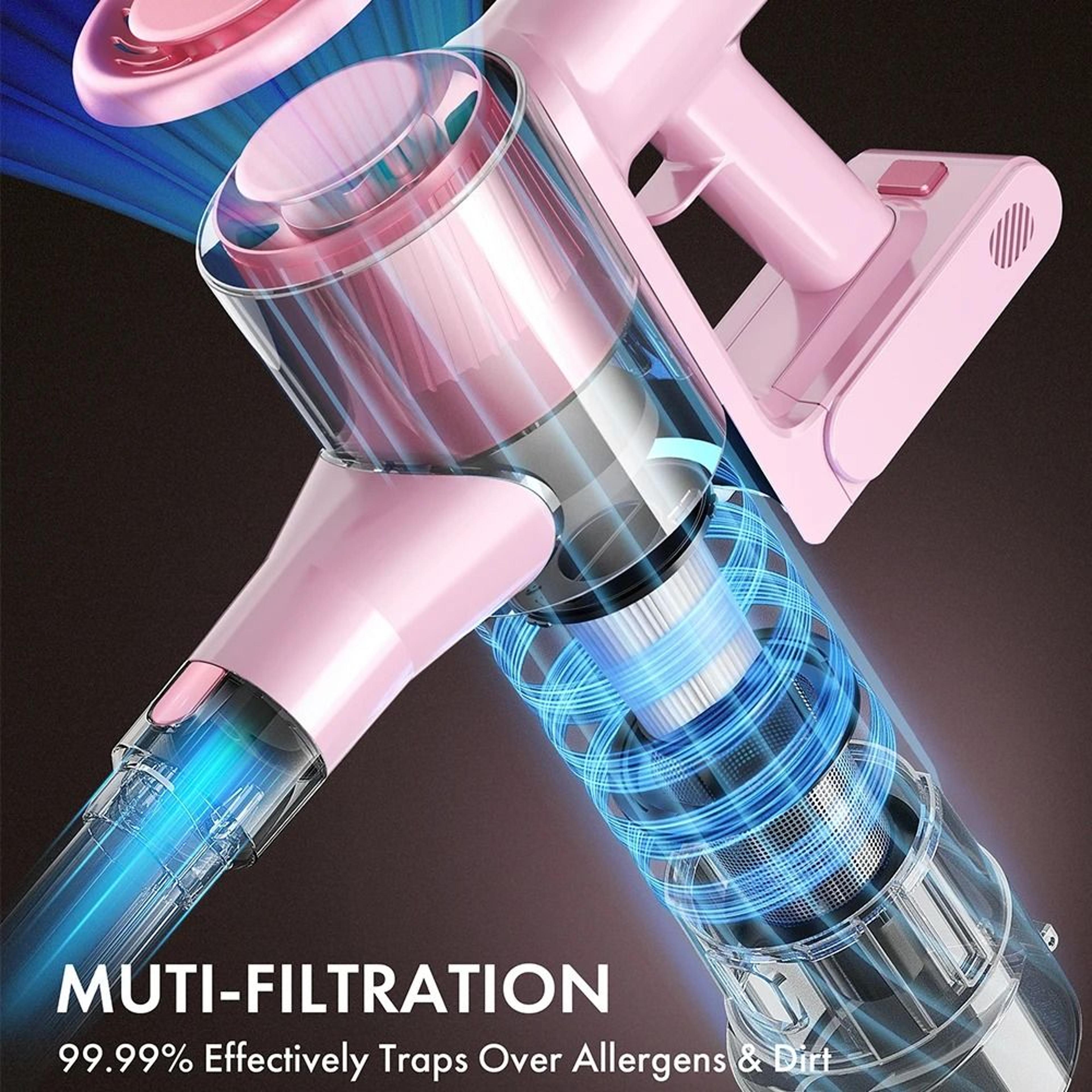 Smart Cordless Vacuum Cleaner LED Display Powerful Suction 3