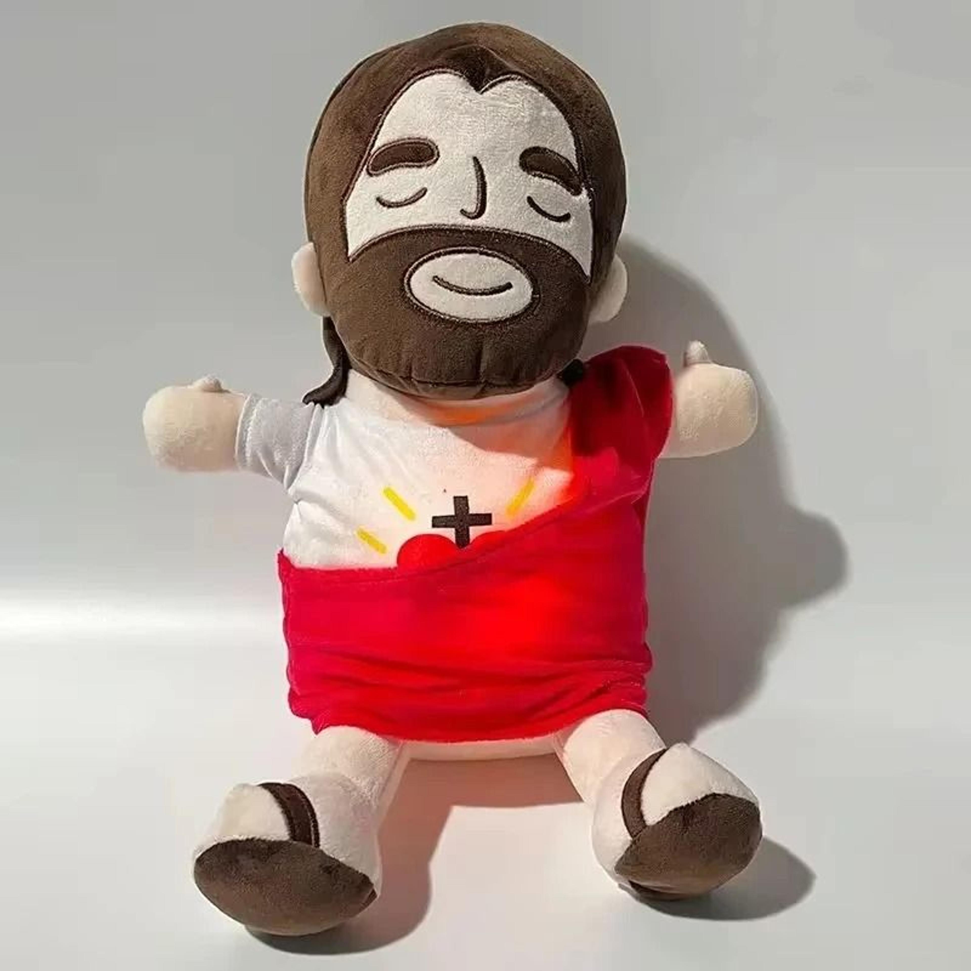 Soothing Breathing Jesus Plush With Light And Music 7