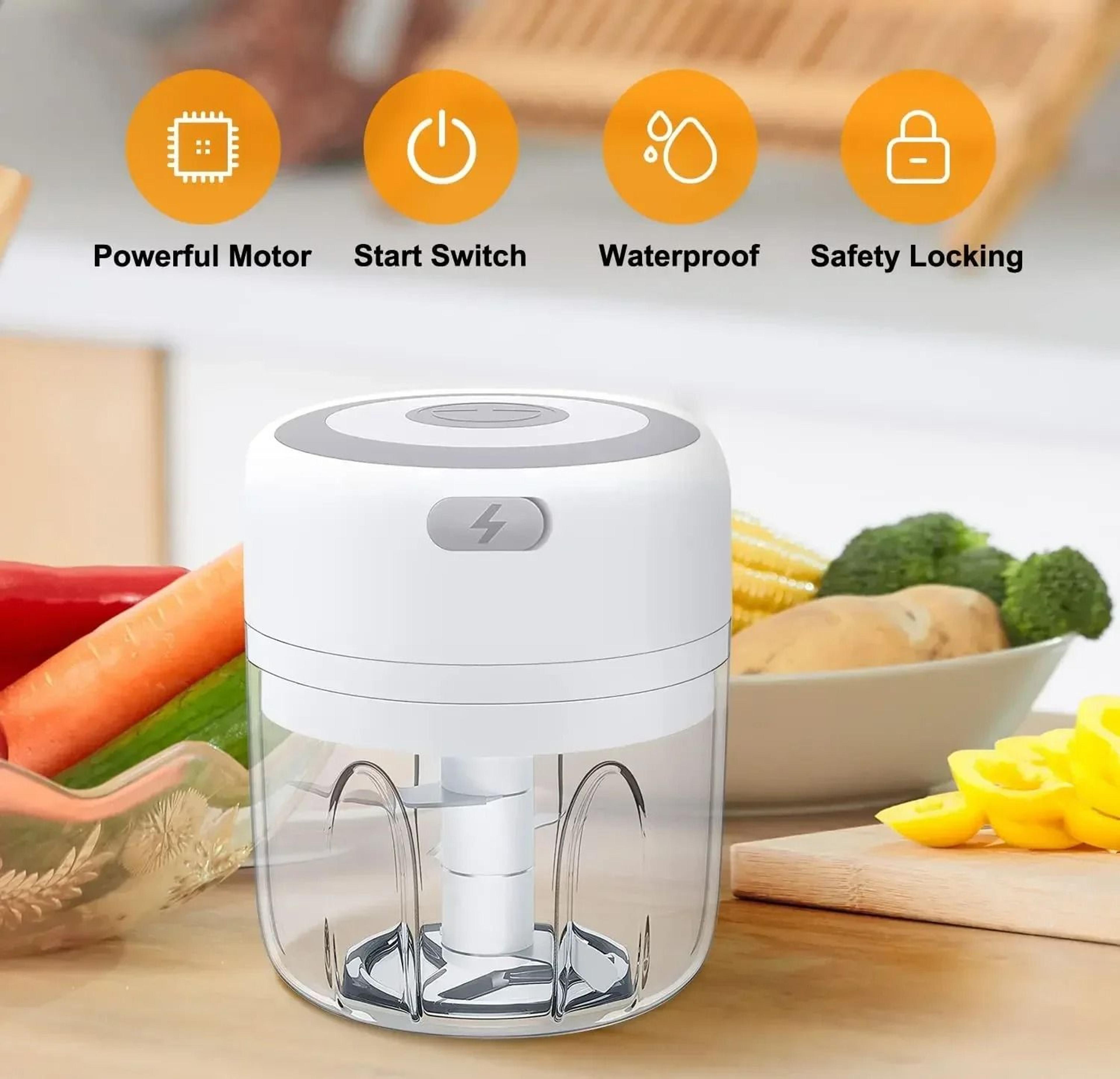 Electric Garlic Chopper USB Rechargeable Mini Food Processor 1