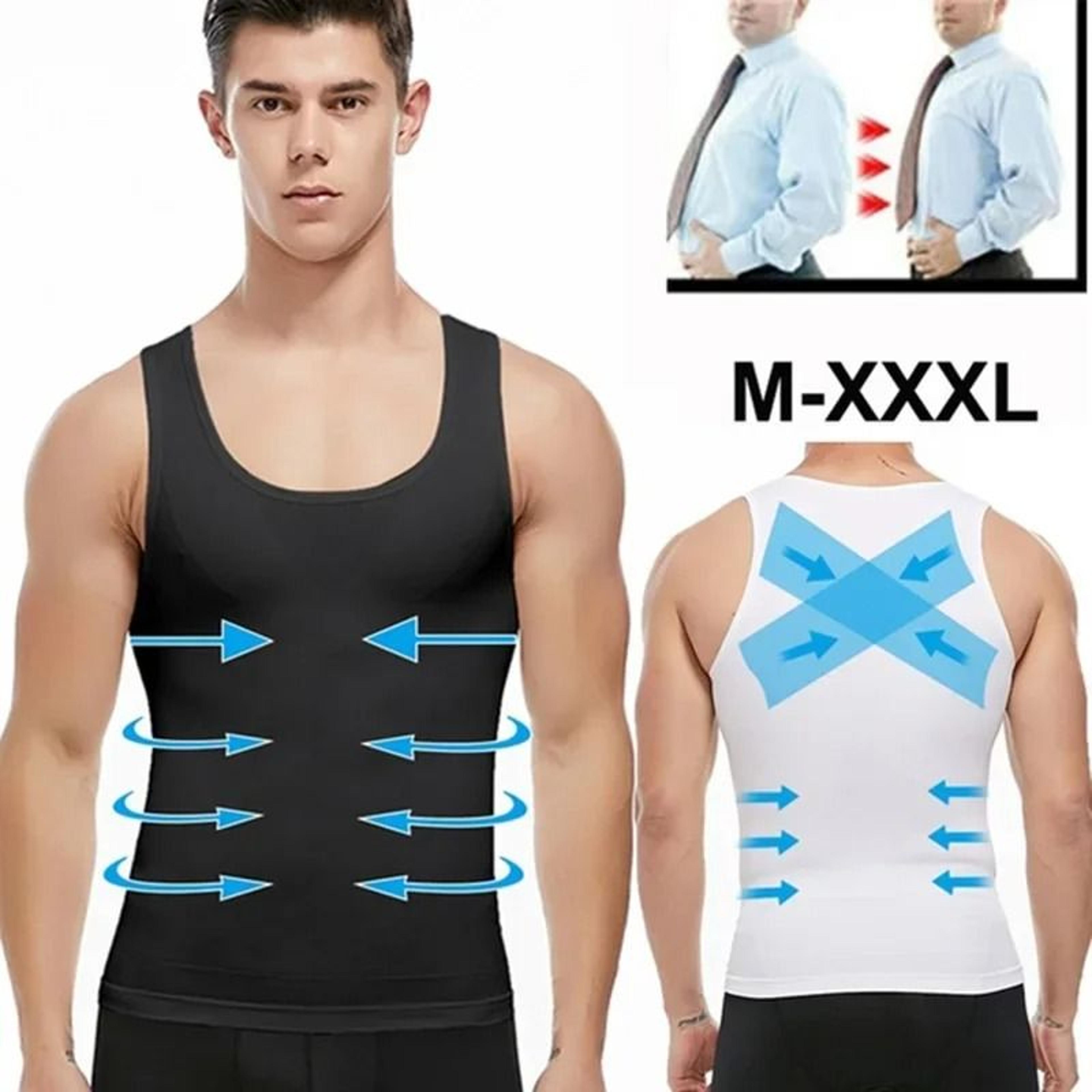 mens compression shapewear undershirt