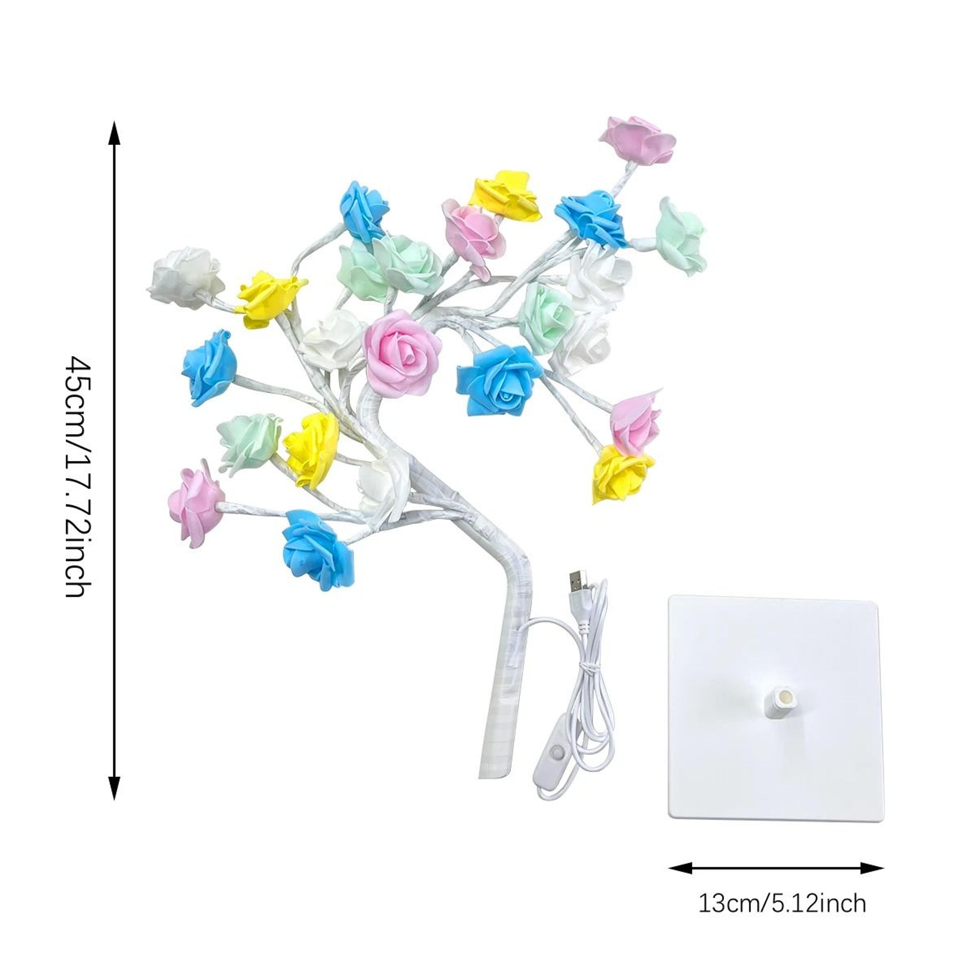 LED Rose Tree Night Lamp With USB Power 4