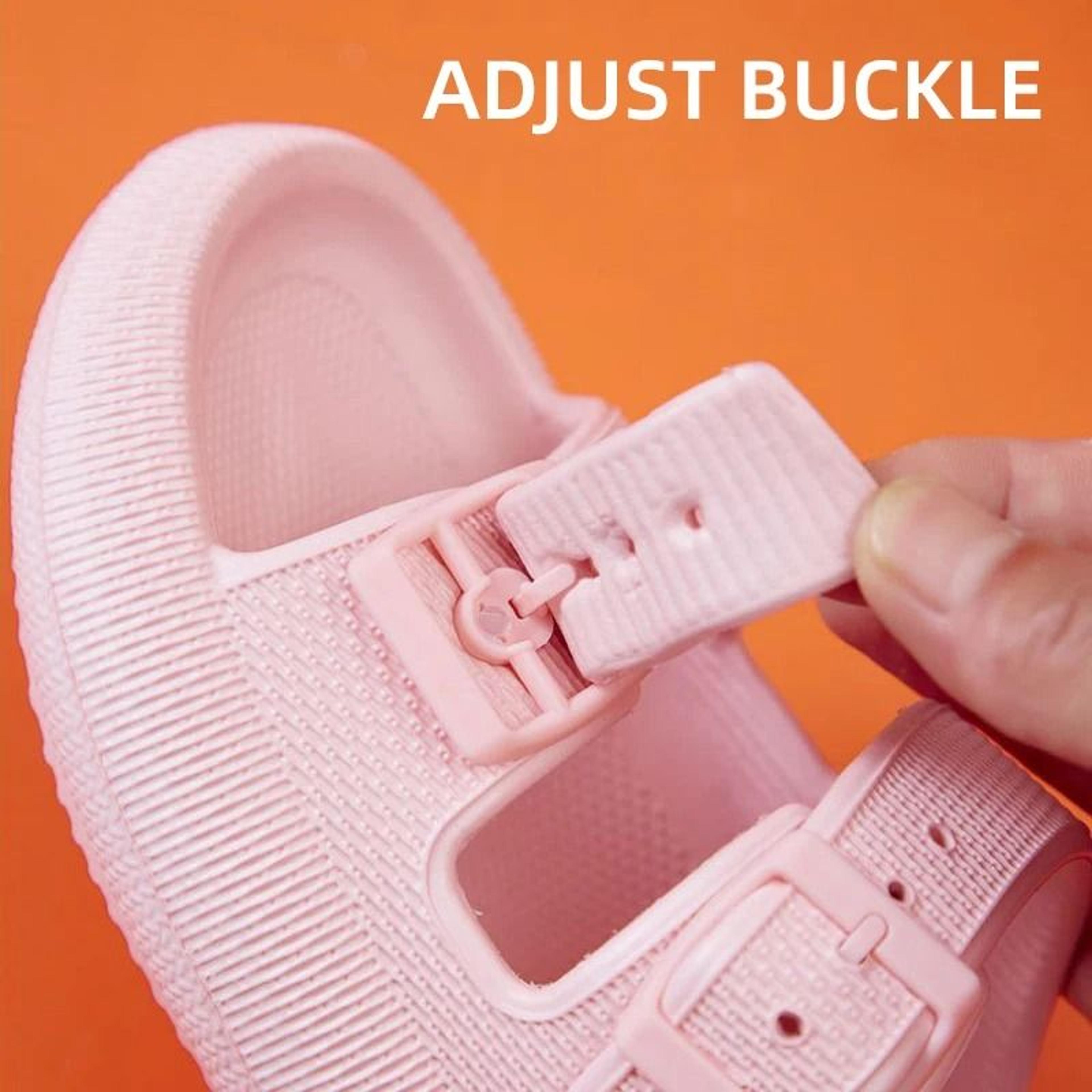 Women Cloud Slides Plush Platform Slippers Lightweight Beach Sandals 2