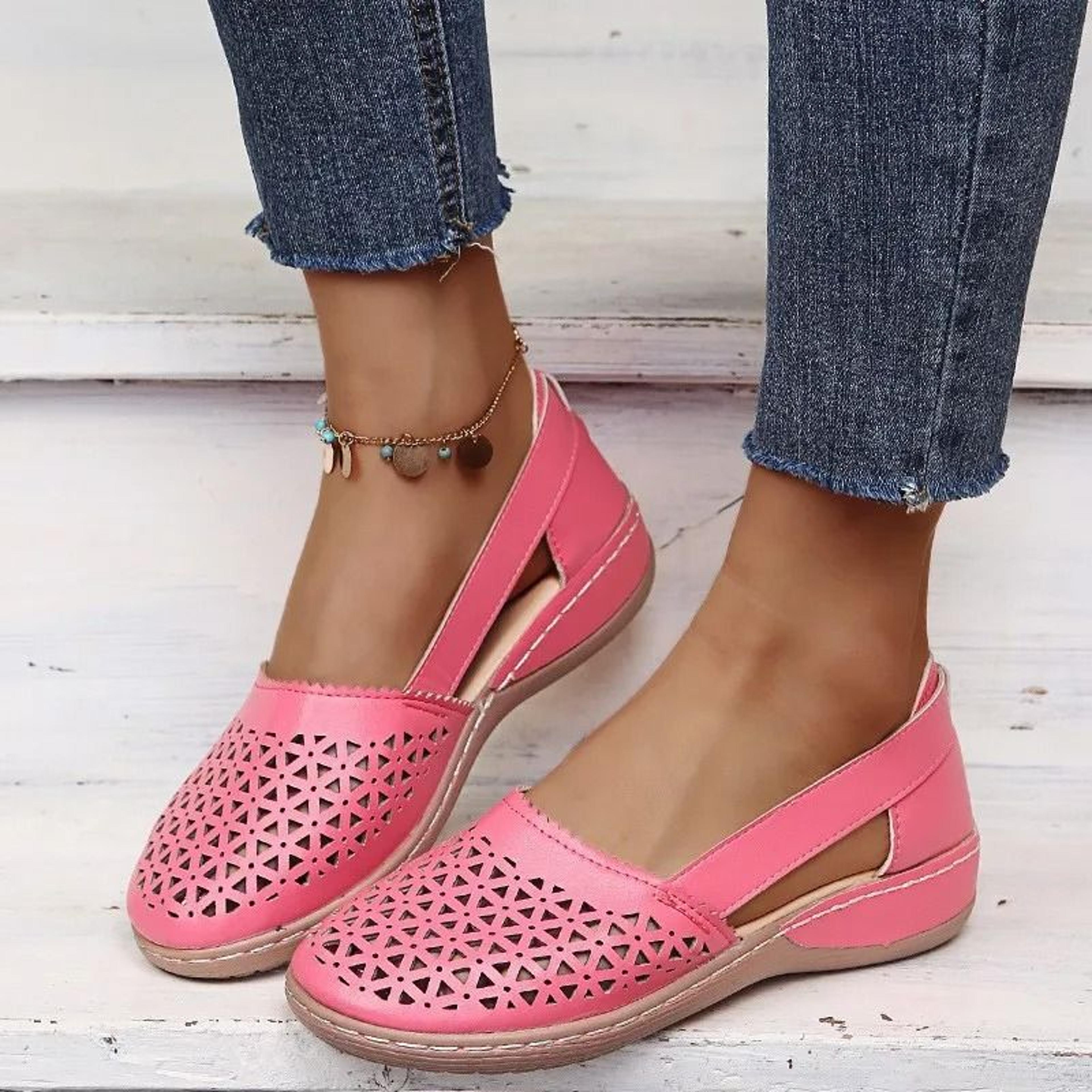 Womens Retro Mary Jane Flat Sandals 12