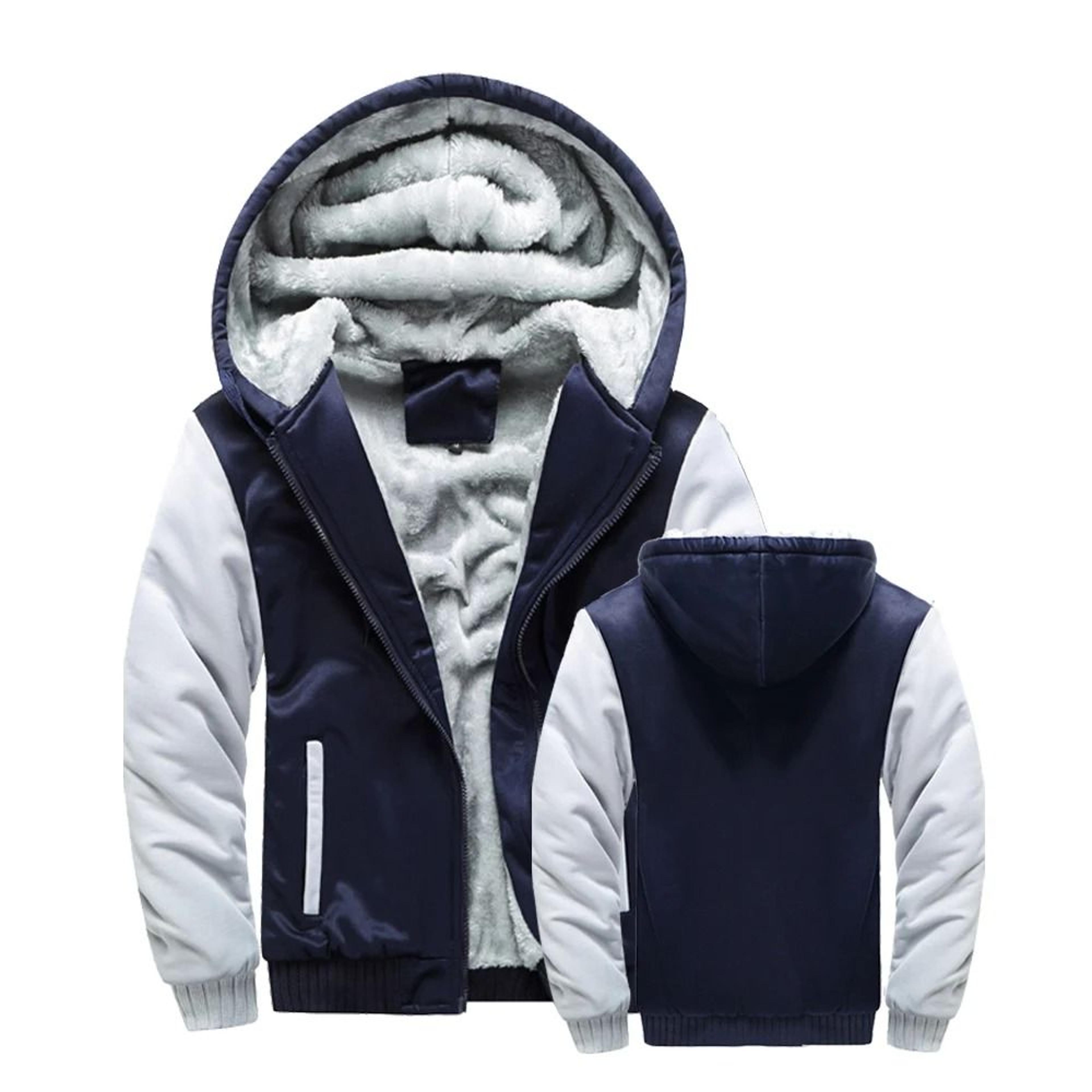 Mens Fleece Lined Hooded Winter Jacket 2