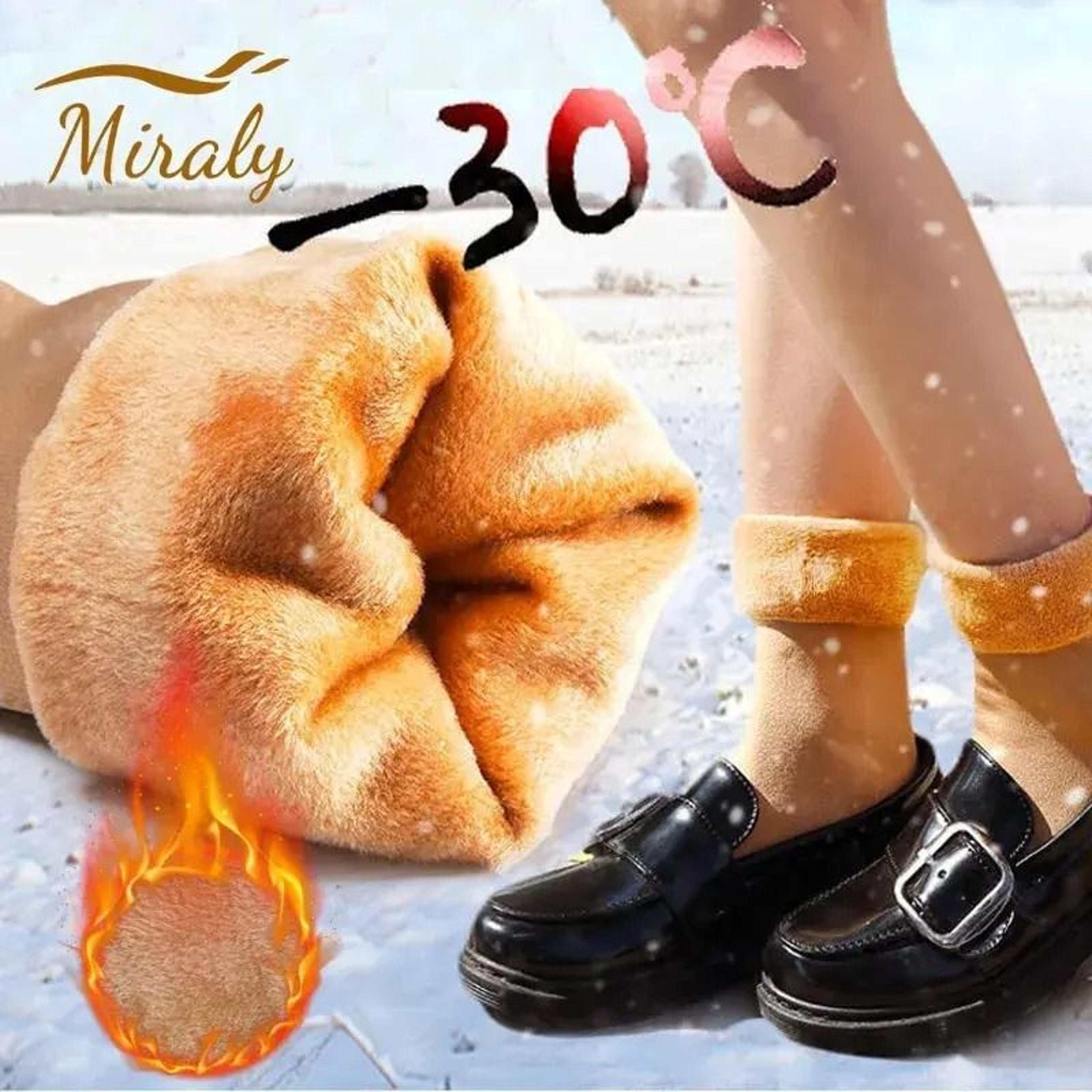 Womens Winter Thermal Fleece Socks Warm Cozy Indoor And Outdoor Wear 4
