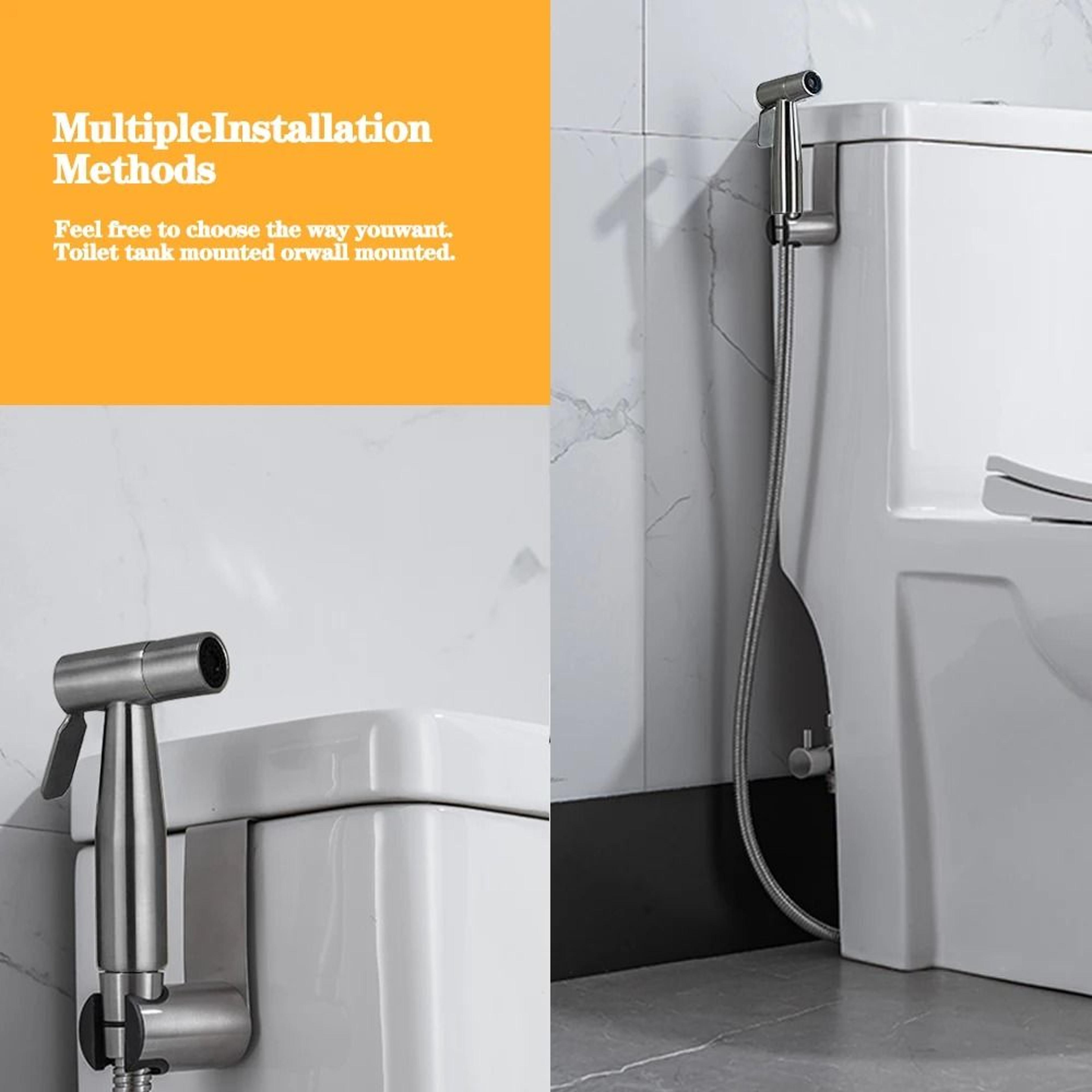 Stainless Steel Handheld Toilet Bidet Sprayer Kit 1