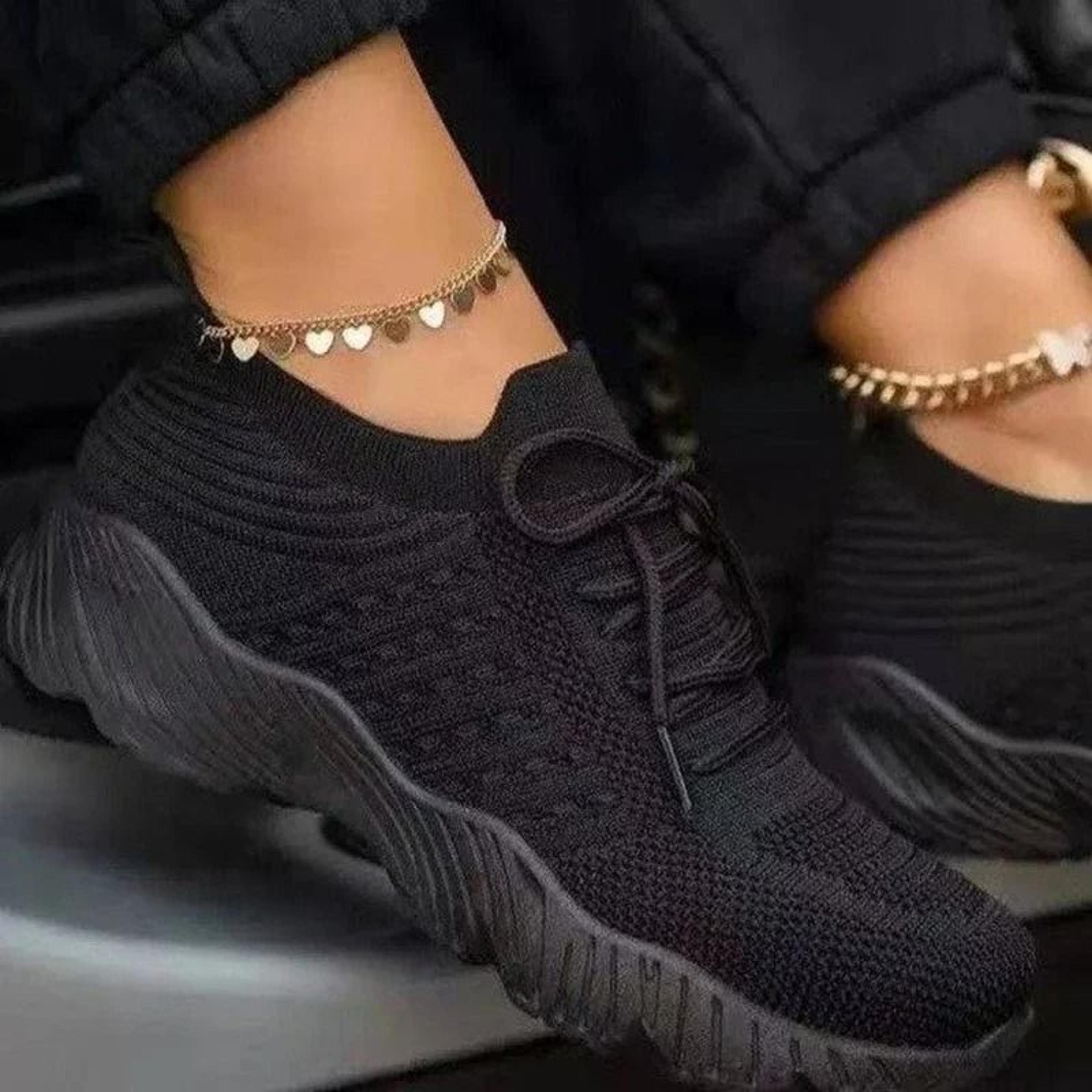 Women Mesh Breathable Sneakers With Comfortable Platform Design 8