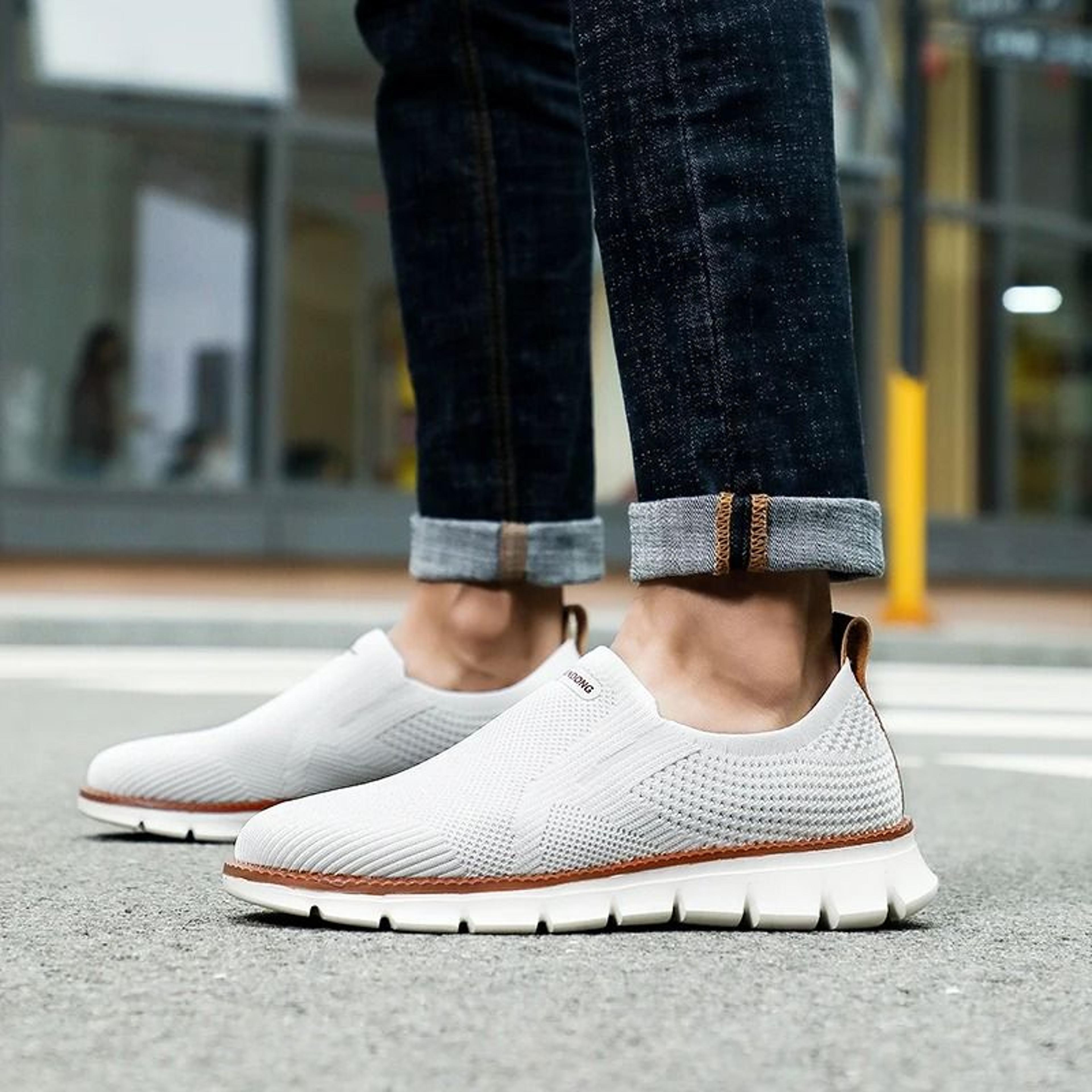 Men Breathable Mesh Loafers Lightweight Summer Fashion Trainers 4