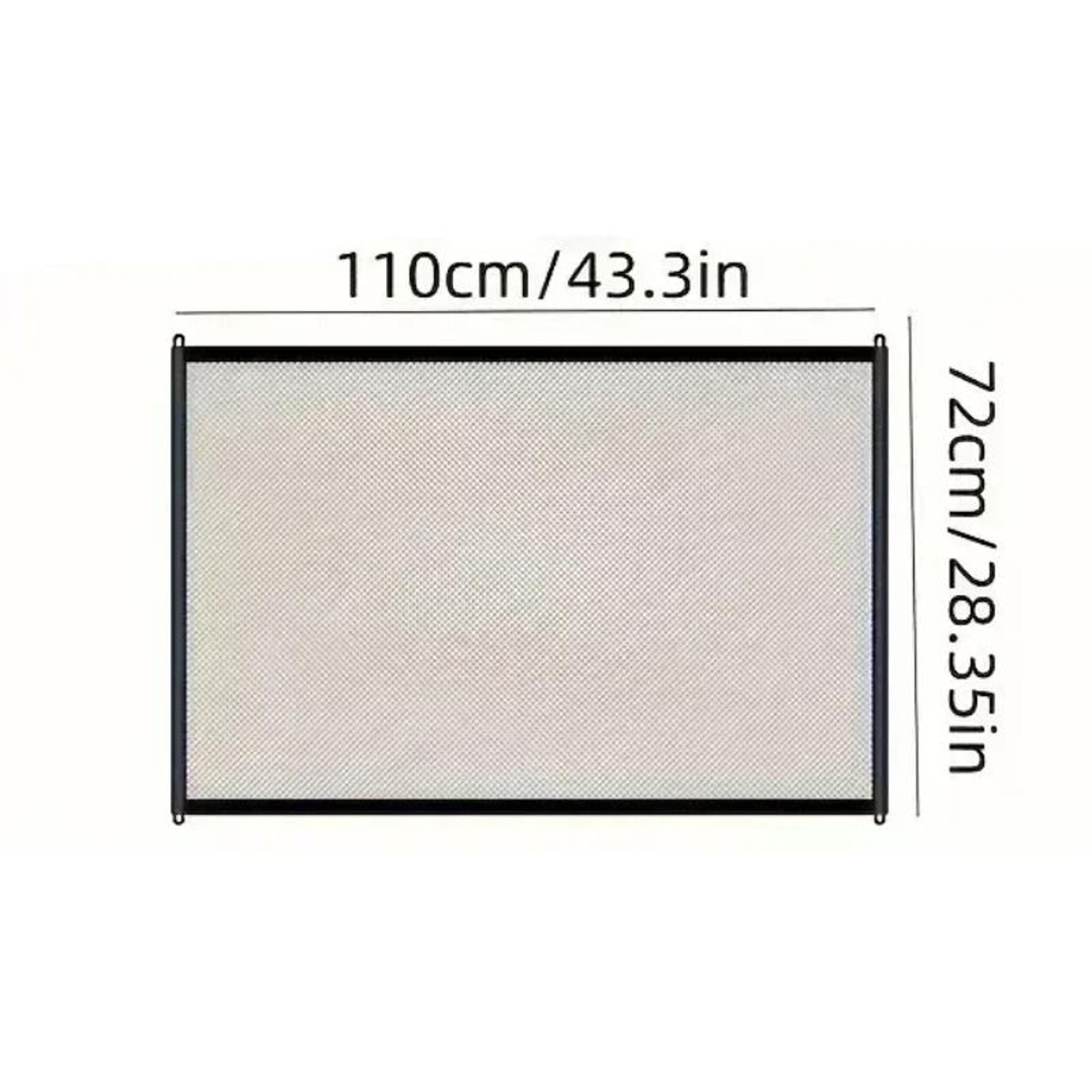 No Drill Mesh Safety Gate Foldable Pet Barrier Indoor Hook Lock Fence 6