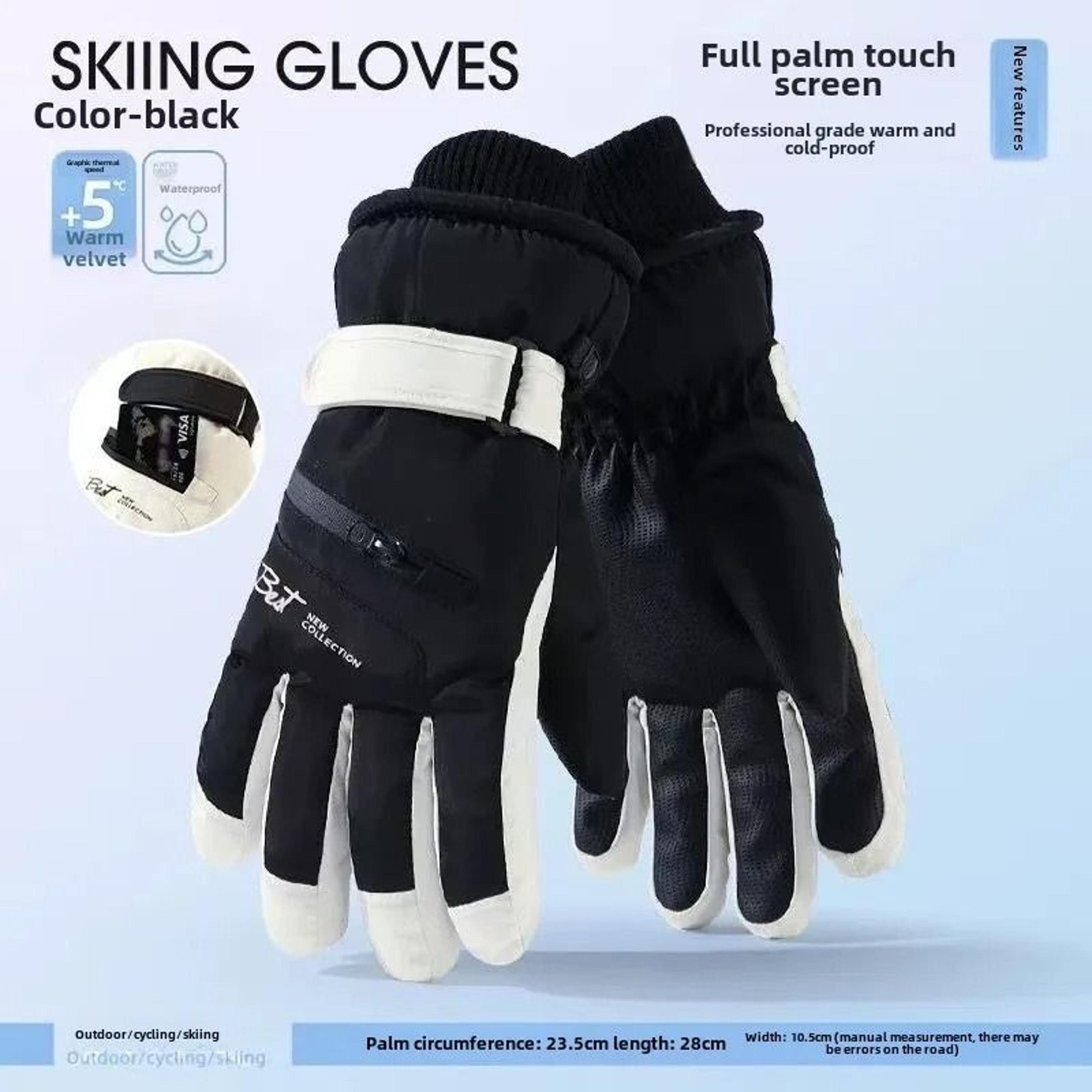 Winter Waterproof Touch Screen Gloves For Cycling Ski And Snowboard 8