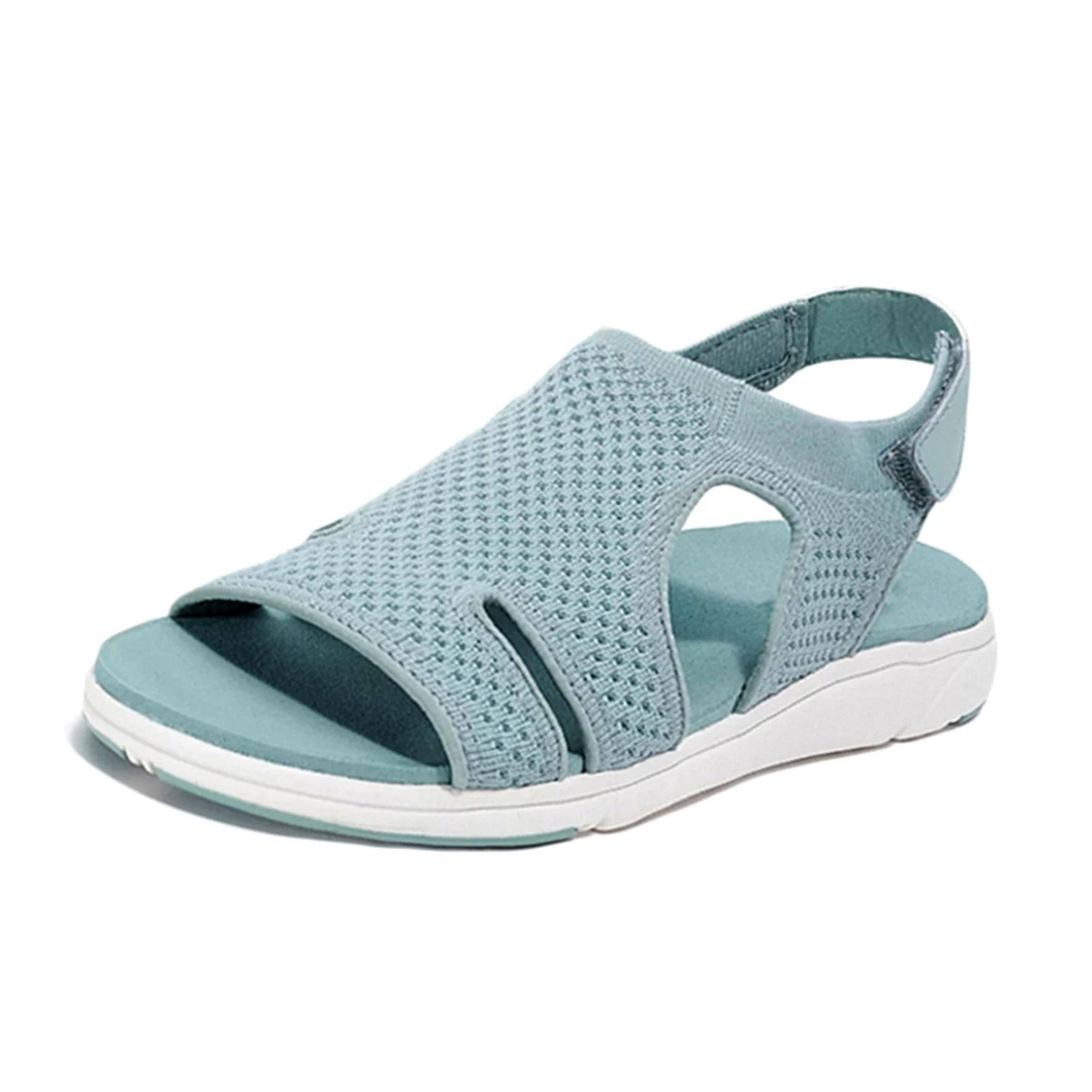 Women Plus Size Wedge Sandals Soft Bottom Platform Casual Beach Shoes 11