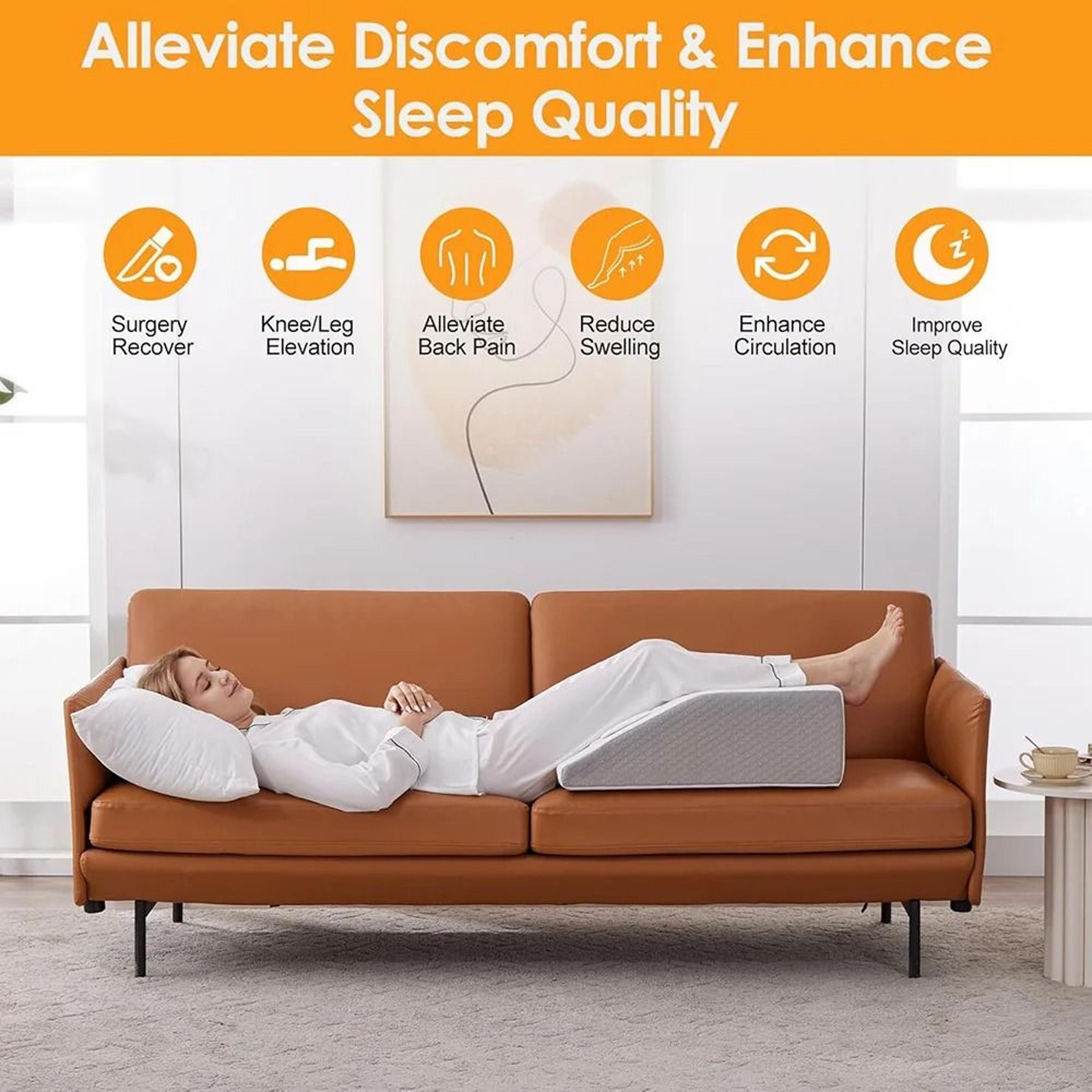 Memory Foam Leg Elevating Pillow For Rest And Recovery 3