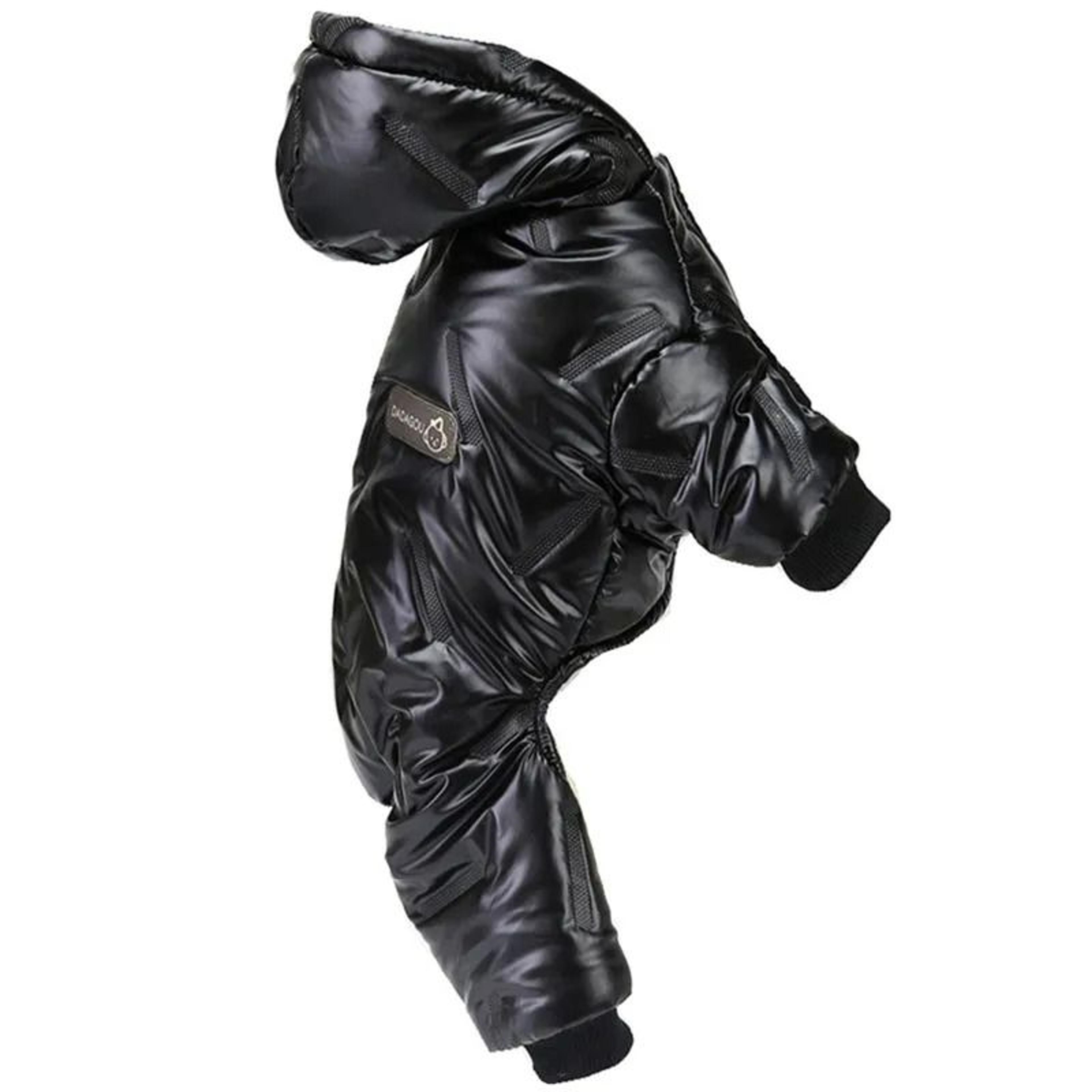 Waterproof Winter Dog Jumpsuit With Hood 10