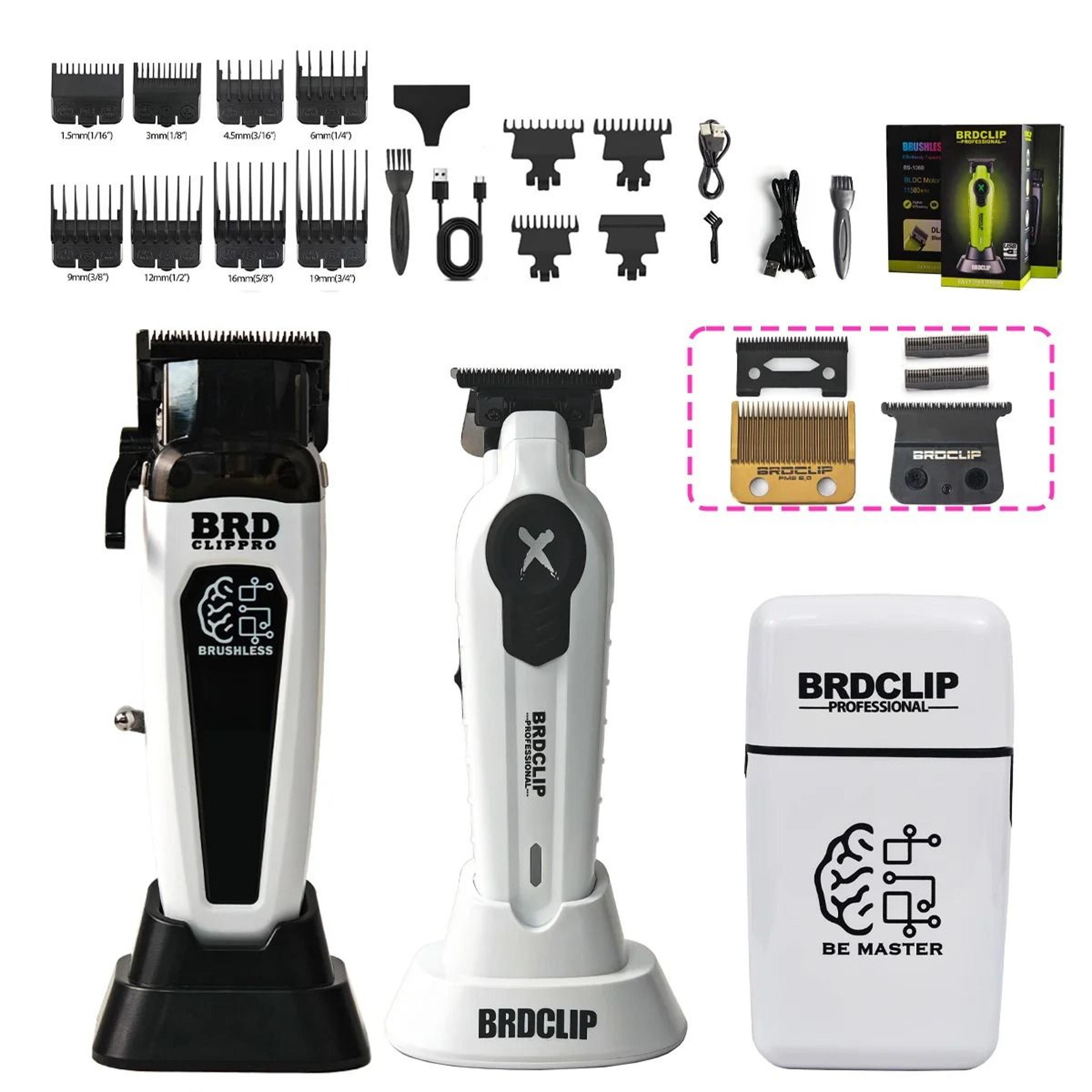 Professional Hair Clipper And Trimmer With Charging Base 18