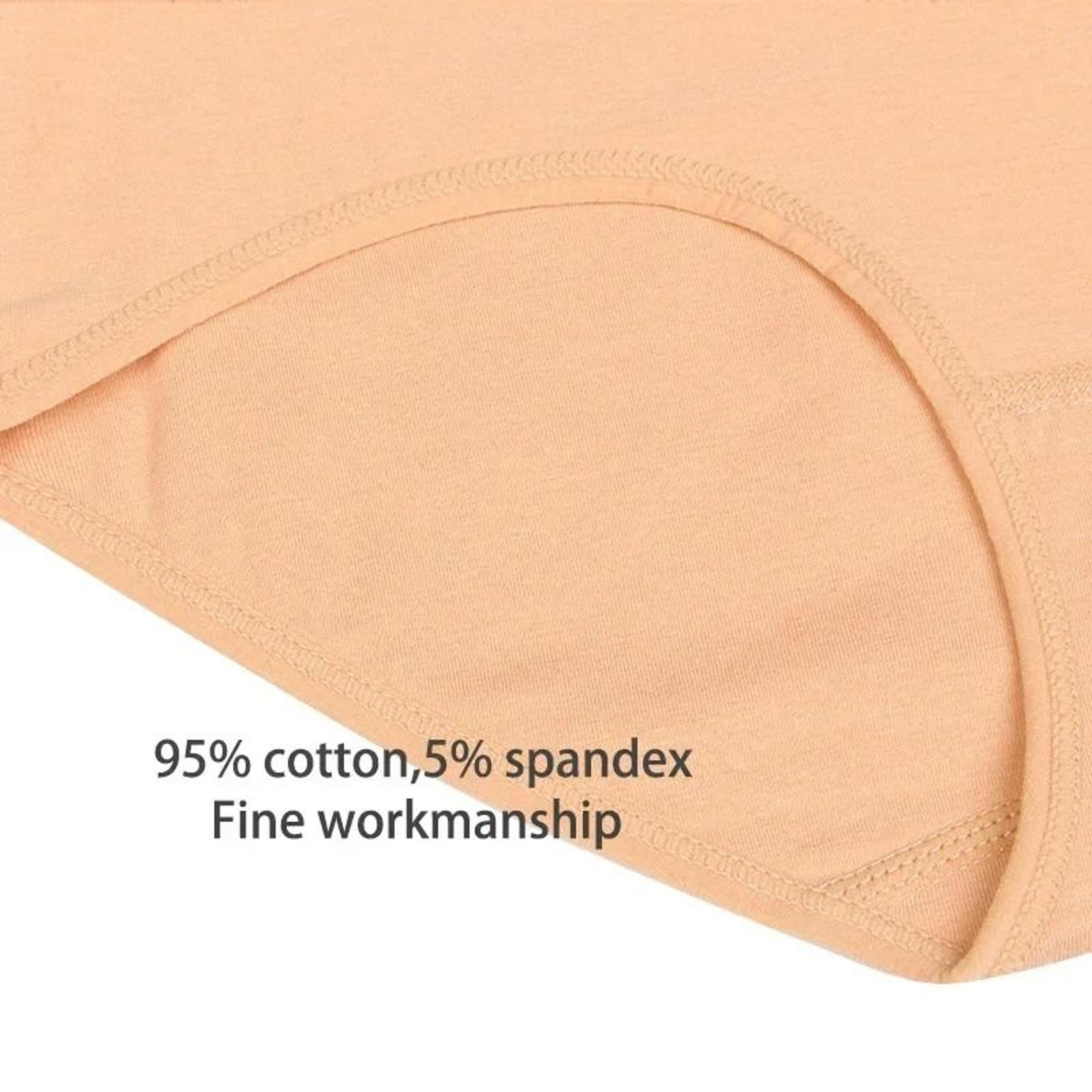 High Waist Cotton Underwear Pack Slim Fit Tummy Control Panties For Women 5