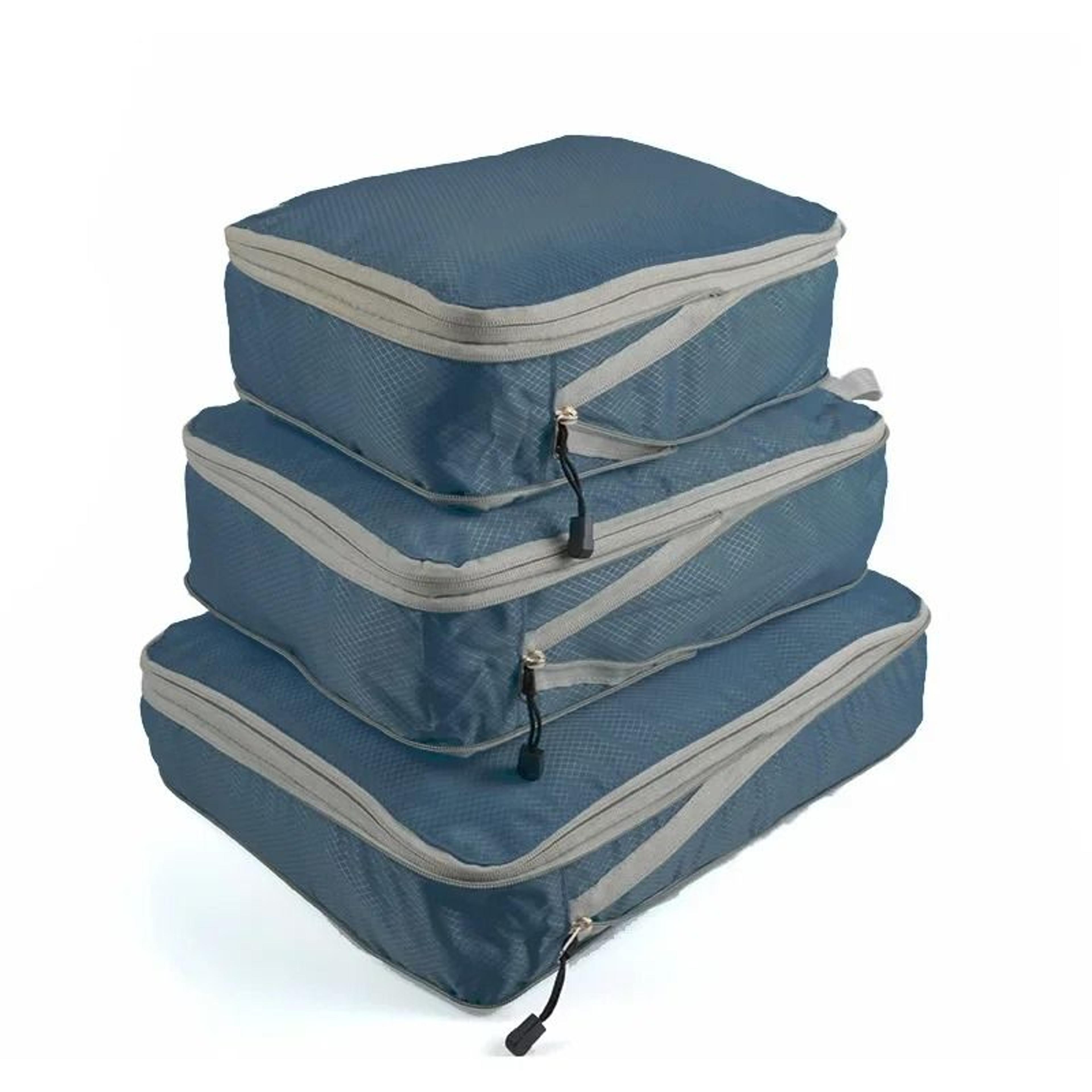 Travel Compression Packing Cubes Set Foldable Luggage Organizer Bags 10