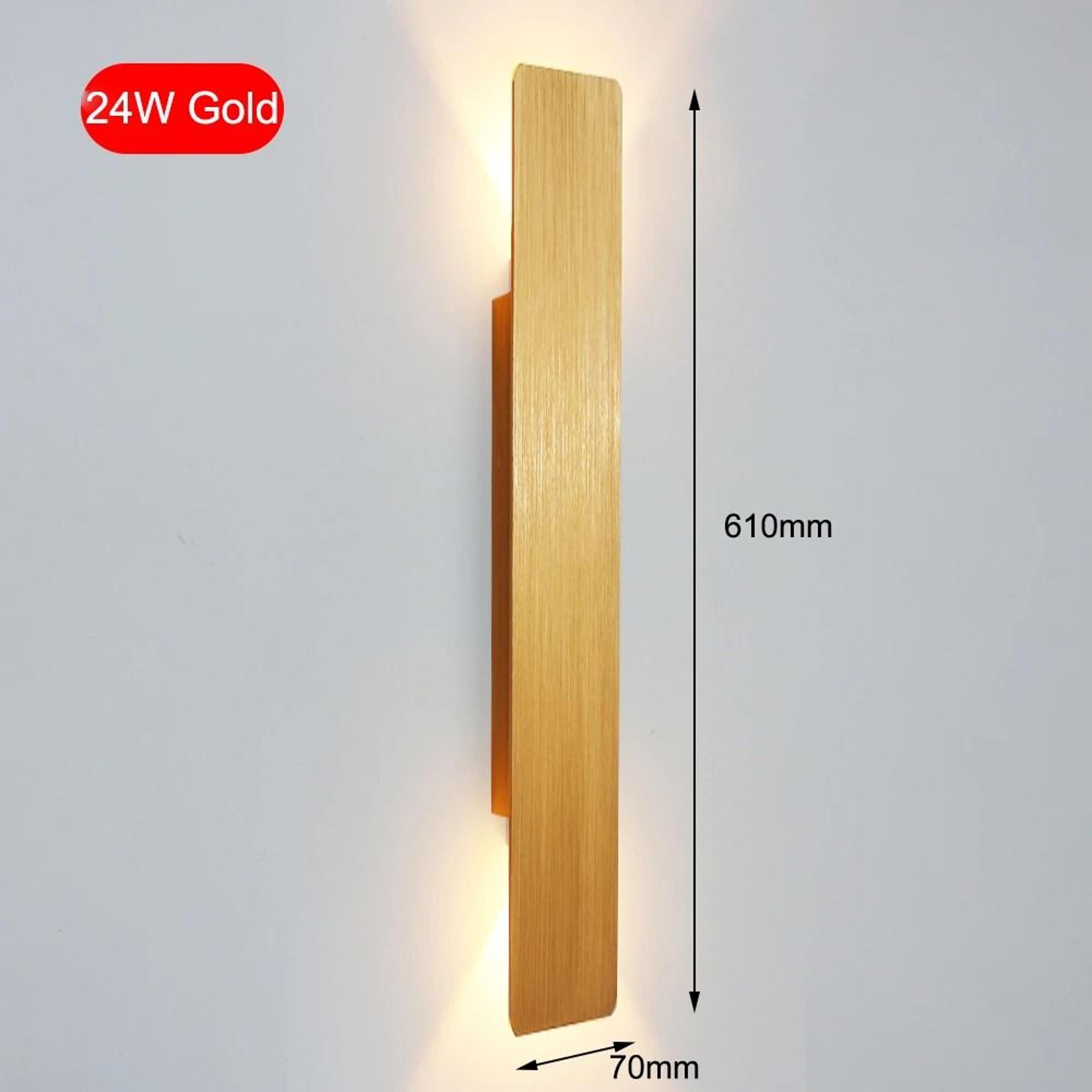 Modern LED Wall Lamp Indoor Bedroom Living Room AC85265V Aluminum Fixture 17