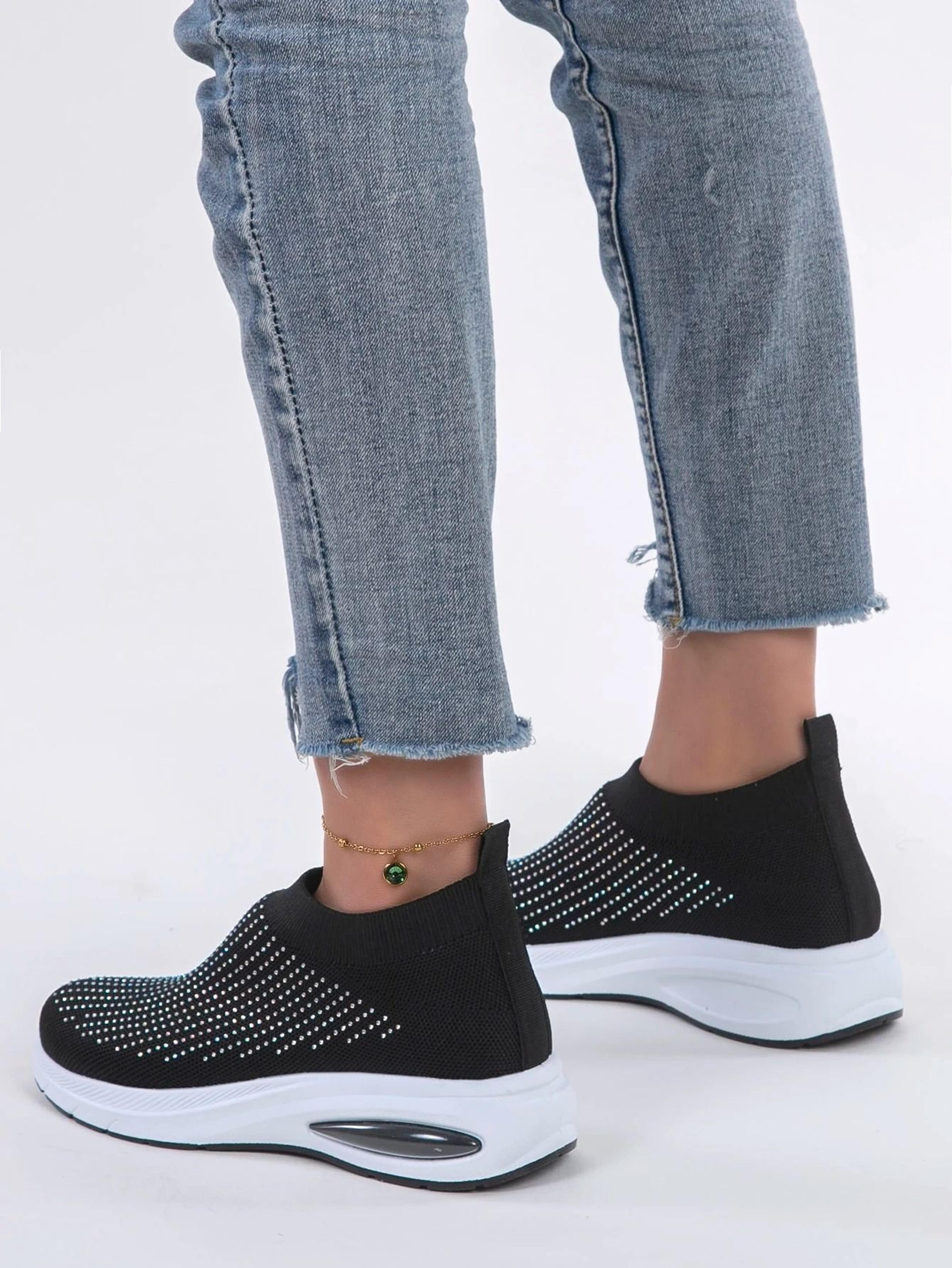 Lightweight Breathable Slip On Womens Casual Sports Shoes Flat Walking Sneakers 5