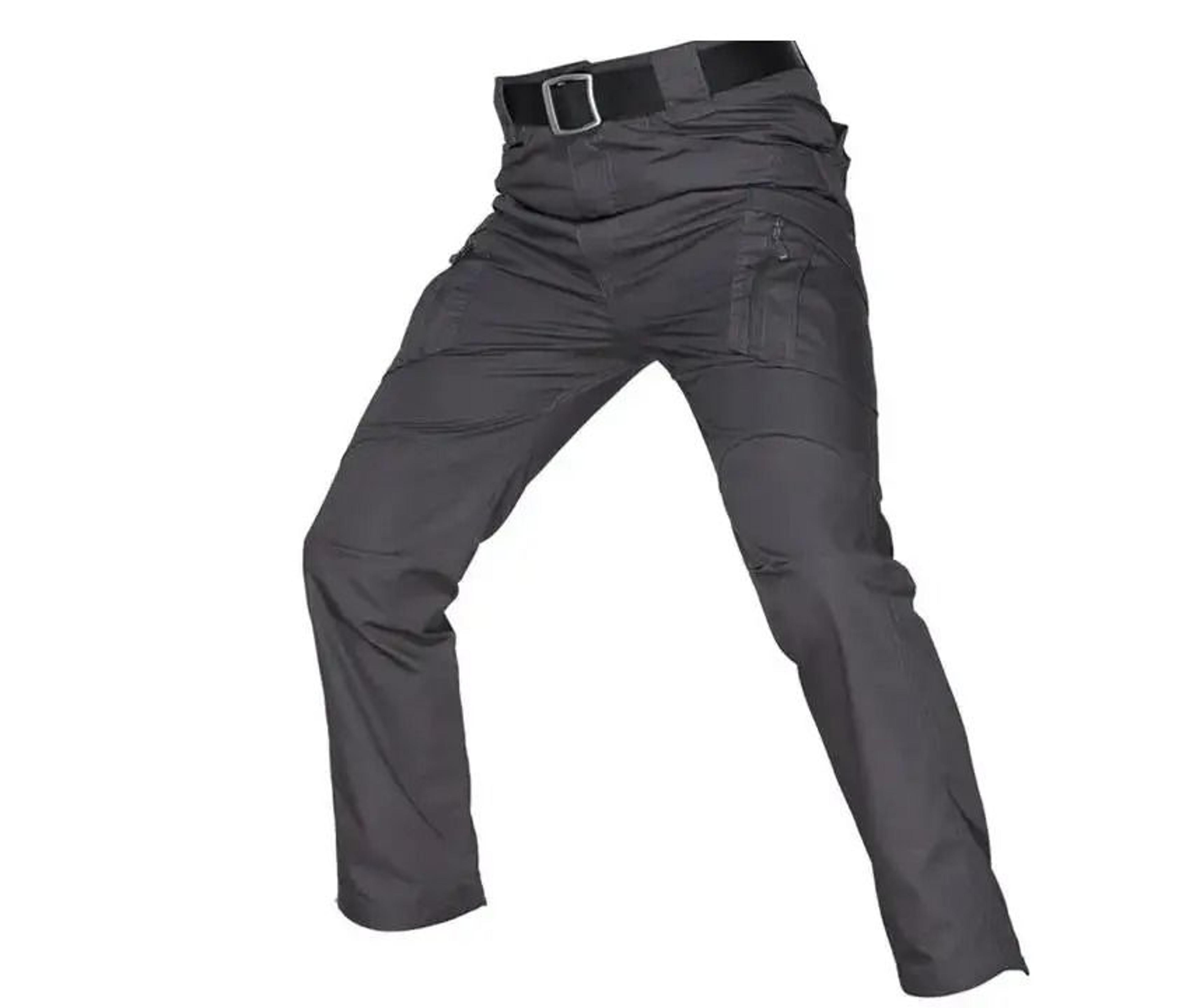 Mens Tactical Waterproof Cargo Pants Outdoor Multi Pocket Combat Trousers 7