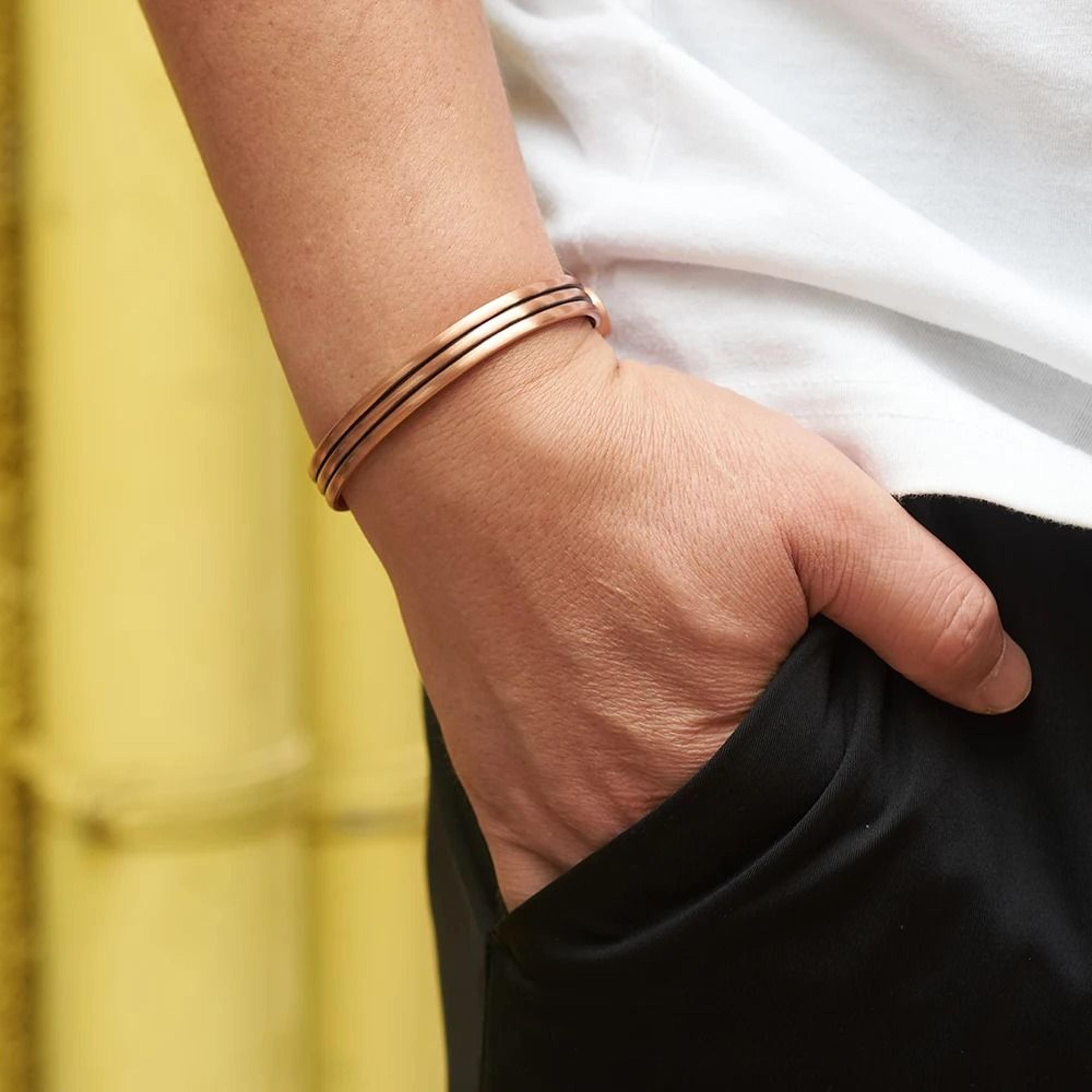 Pure Copper Magnetic Bracelet With Adjustable Design 5