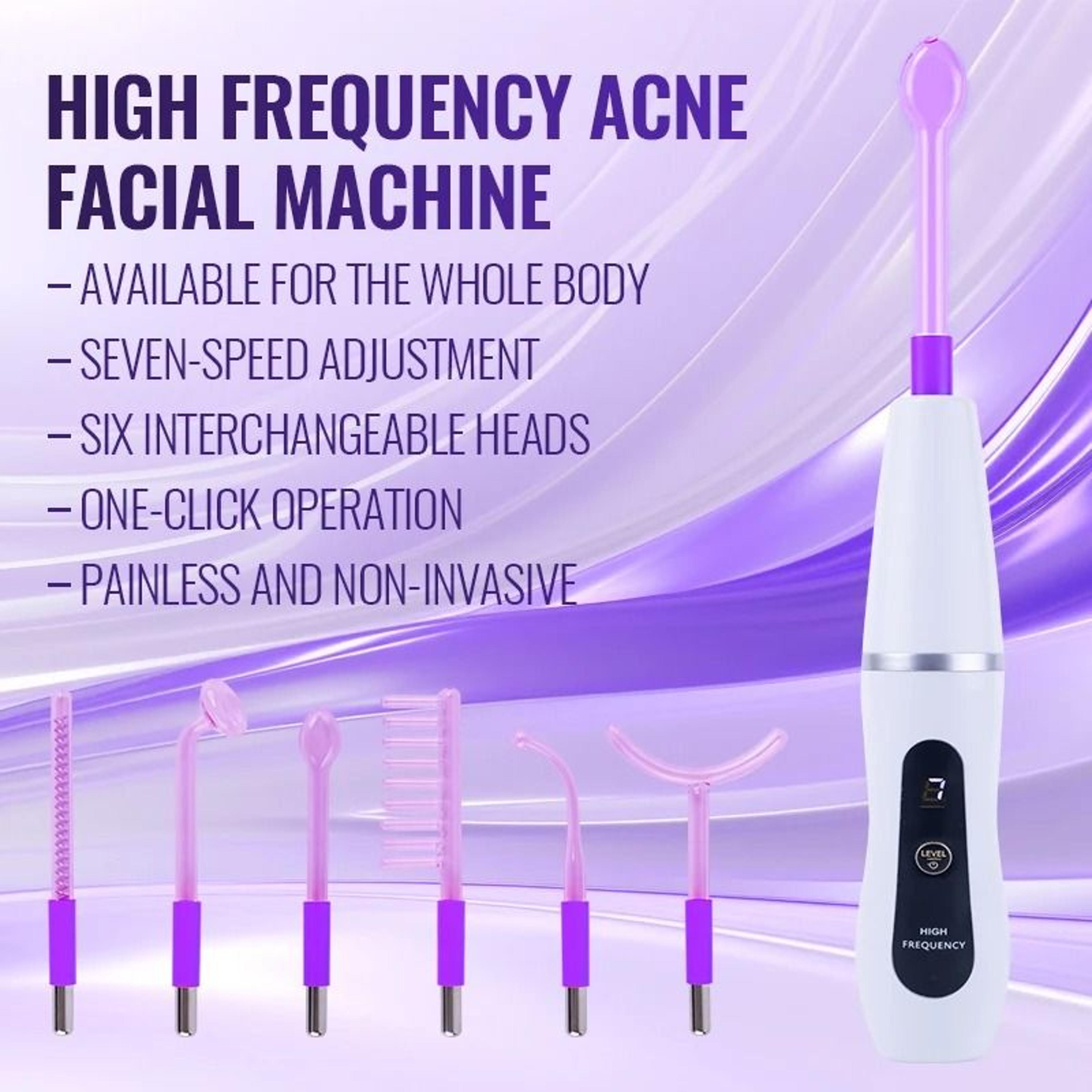 Professional High Frequency Facial Wand 6 In 1 3