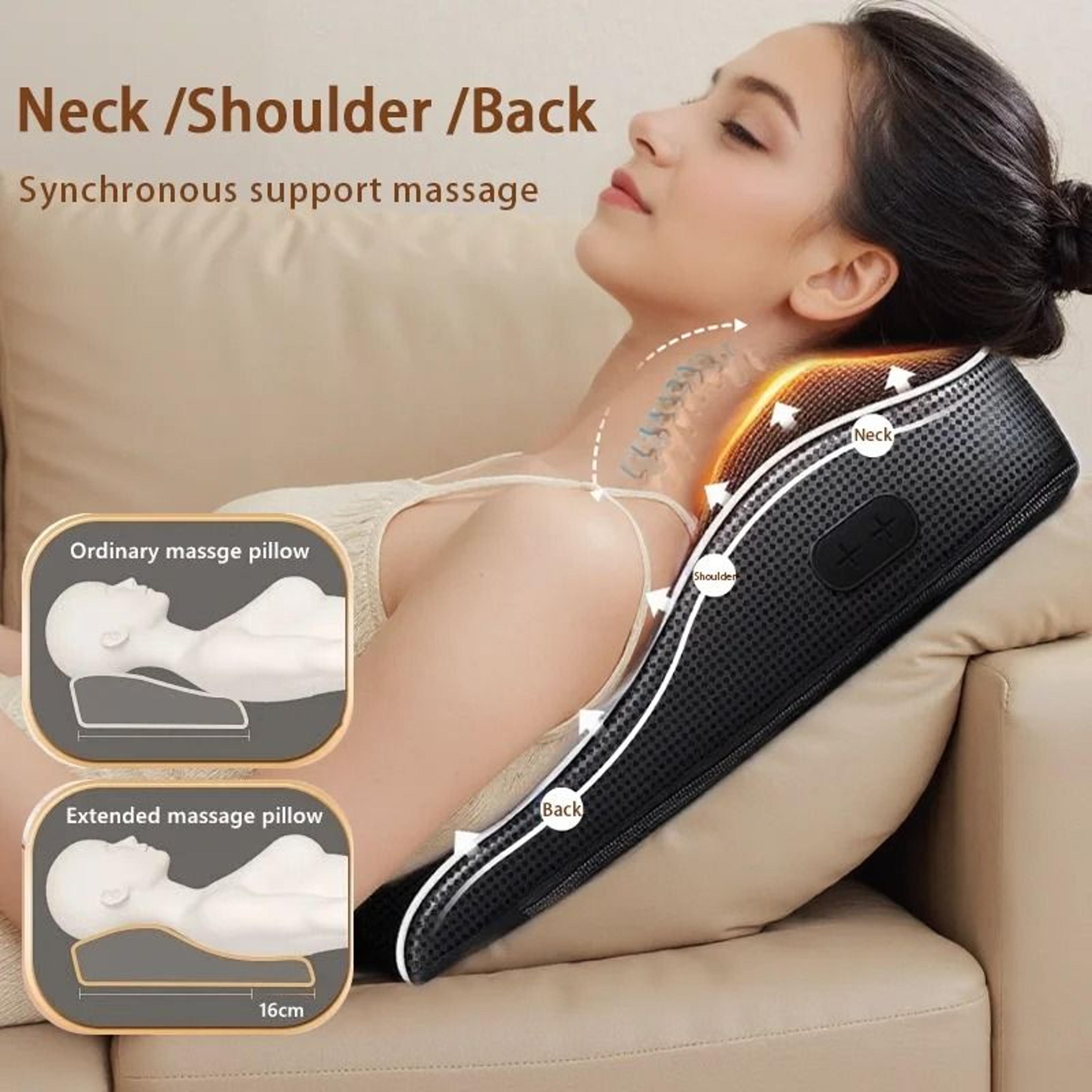 Electric Shiatsu Neck And Back Massage Pillow With Heat 4
