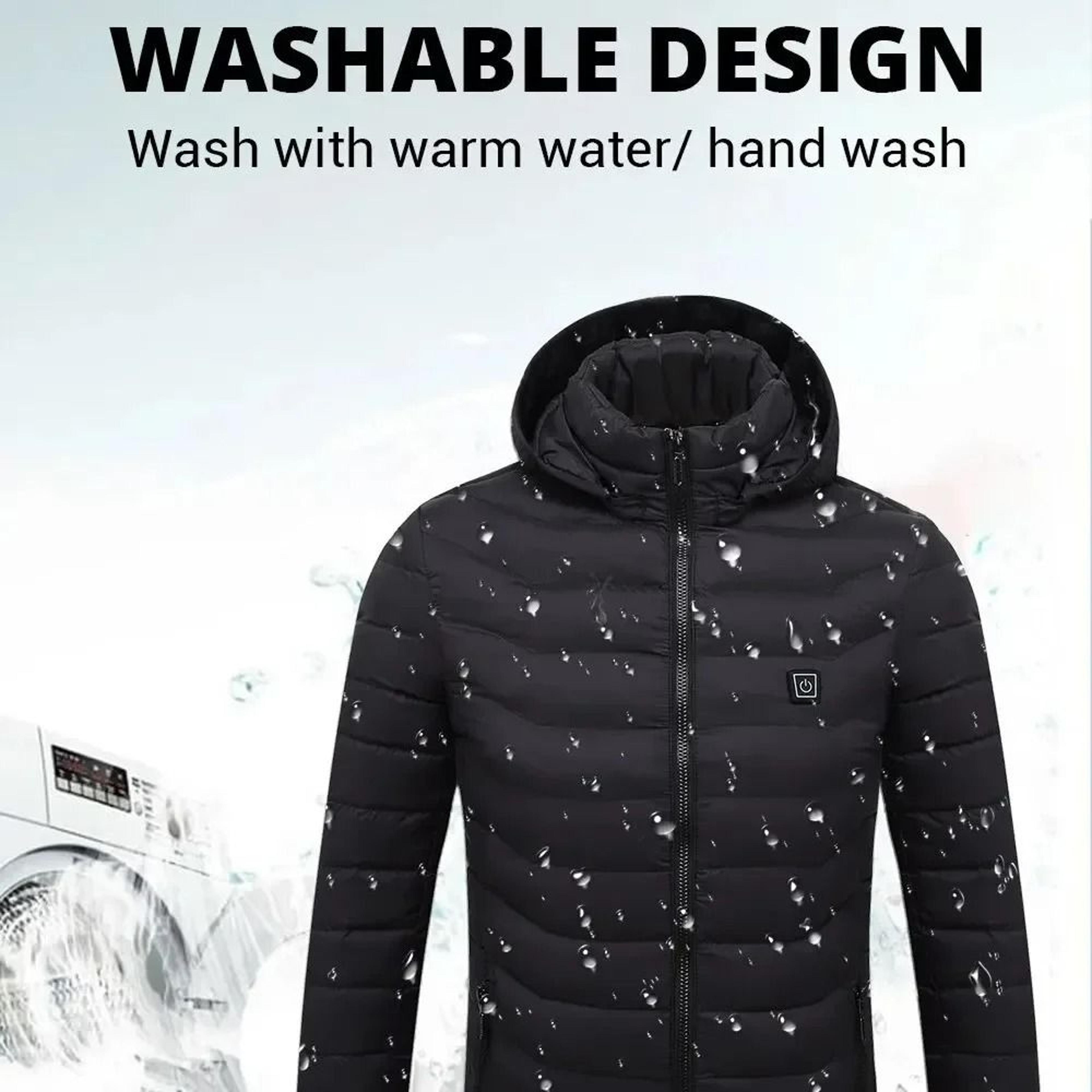 USB SelfHeated Thermal Jacket For Outdoor Winter Use 3
