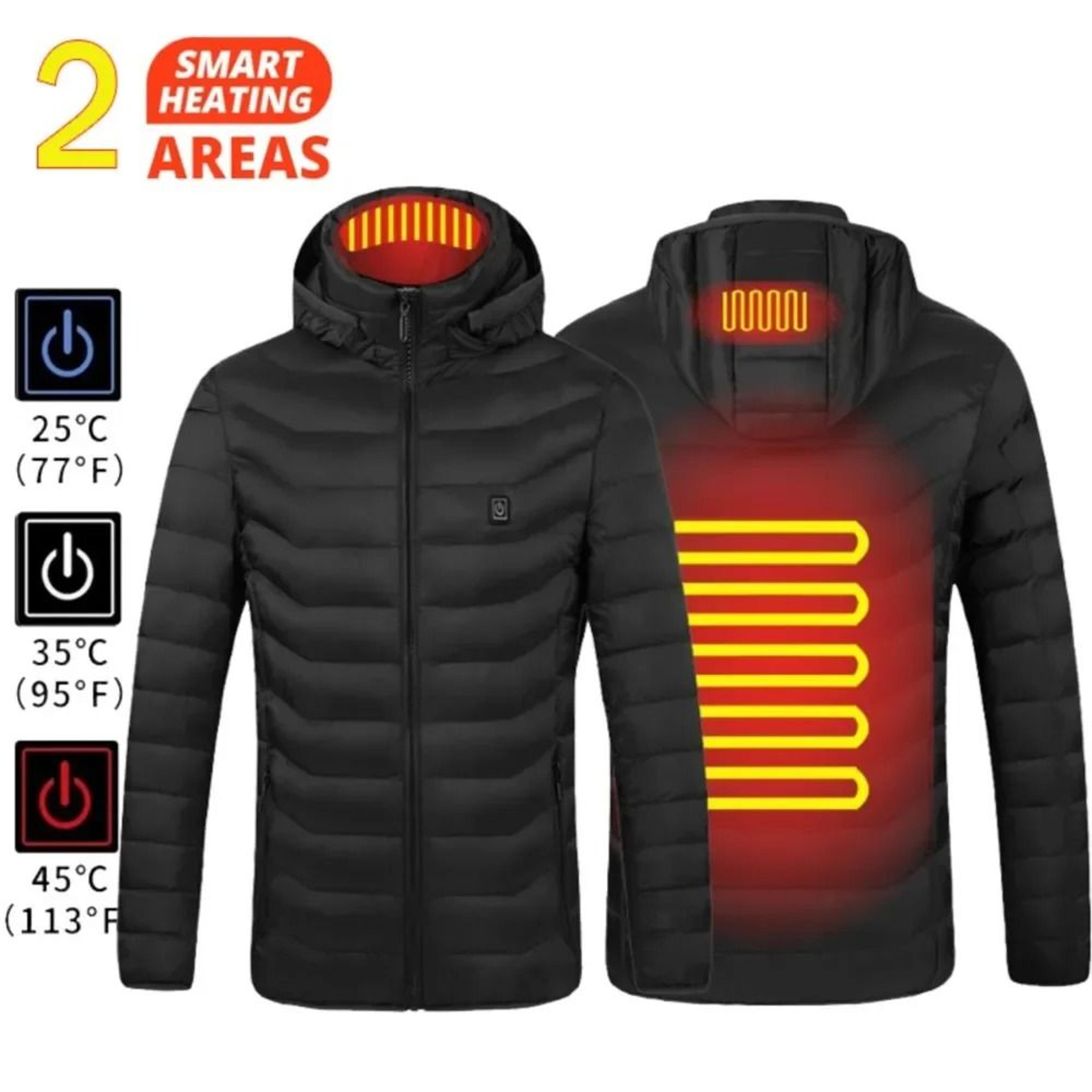 USB SelfHeated Thermal Jacket For Outdoor Winter Use 6