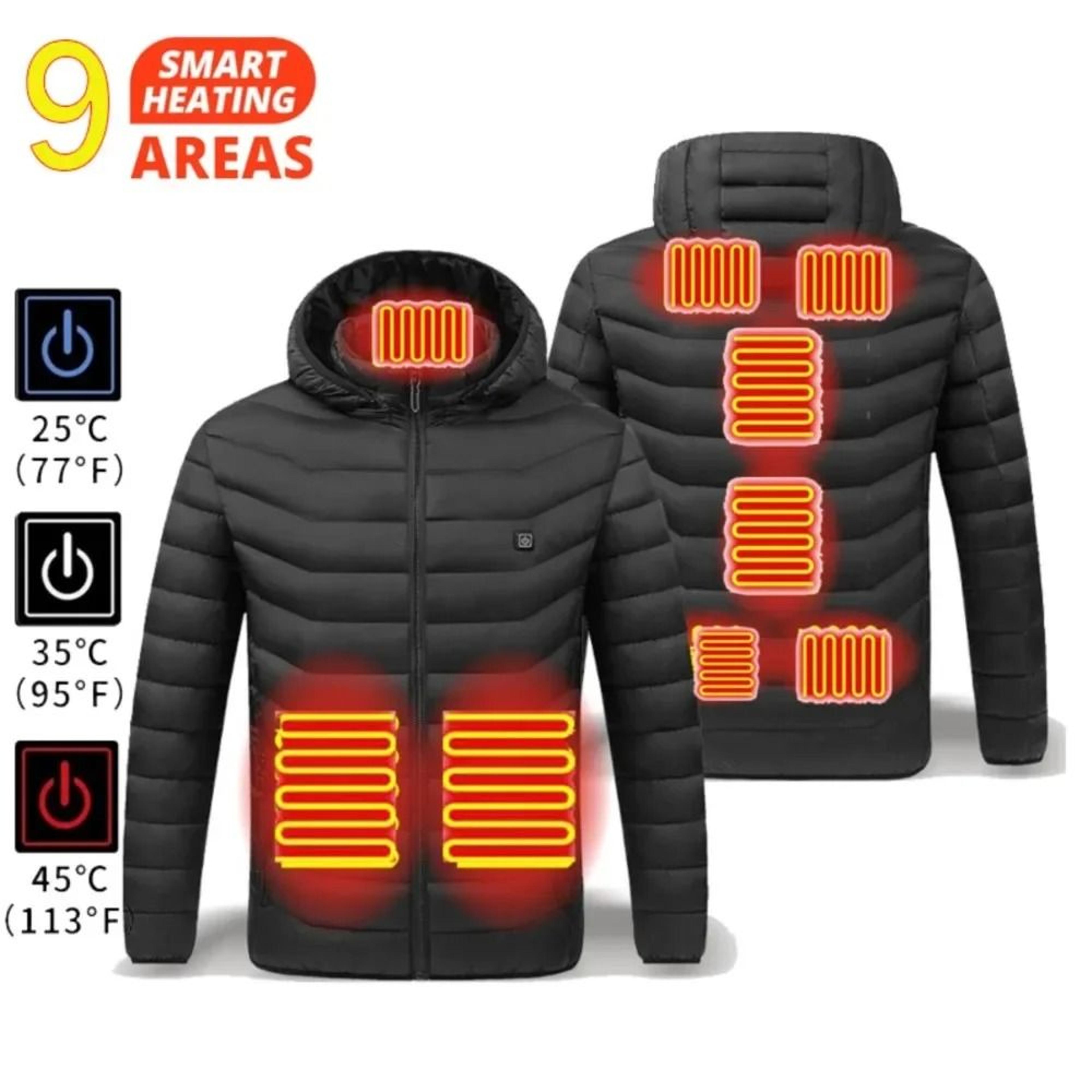 USB SelfHeated Thermal Jacket For Outdoor Winter Use 7