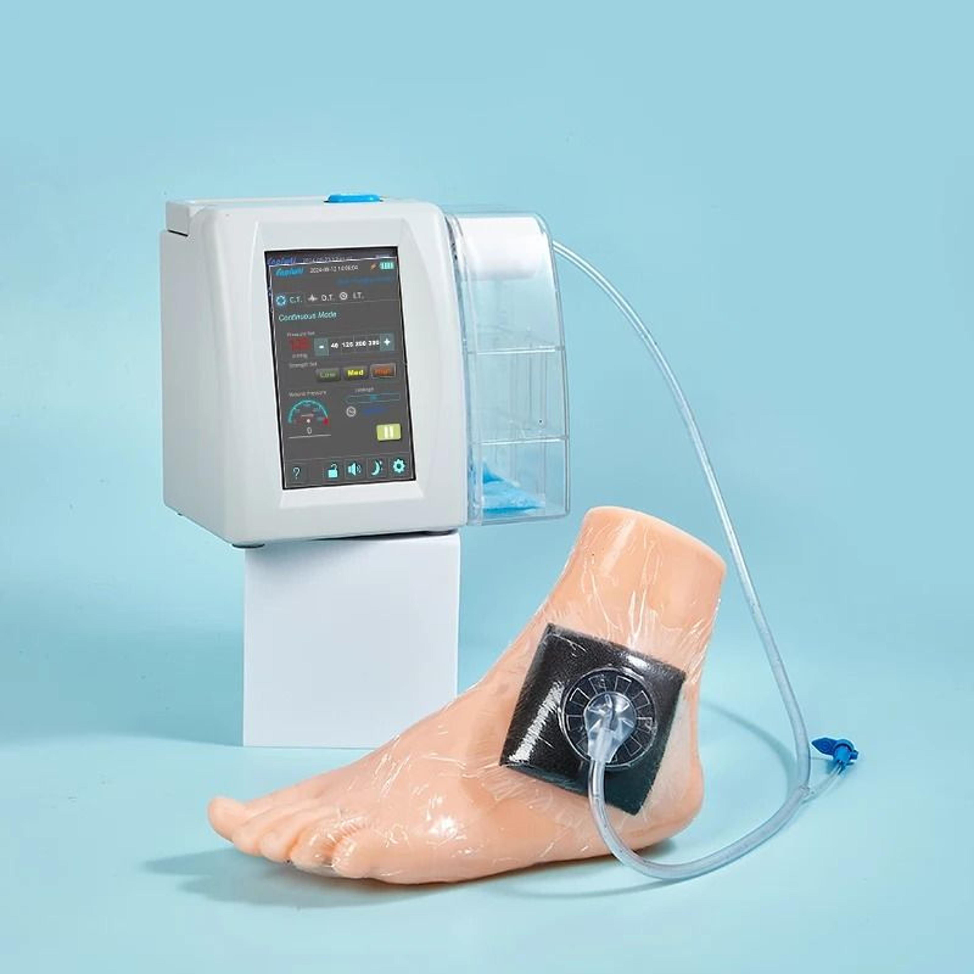 professional negative pressure wound therapy system with dressing kits and canisters