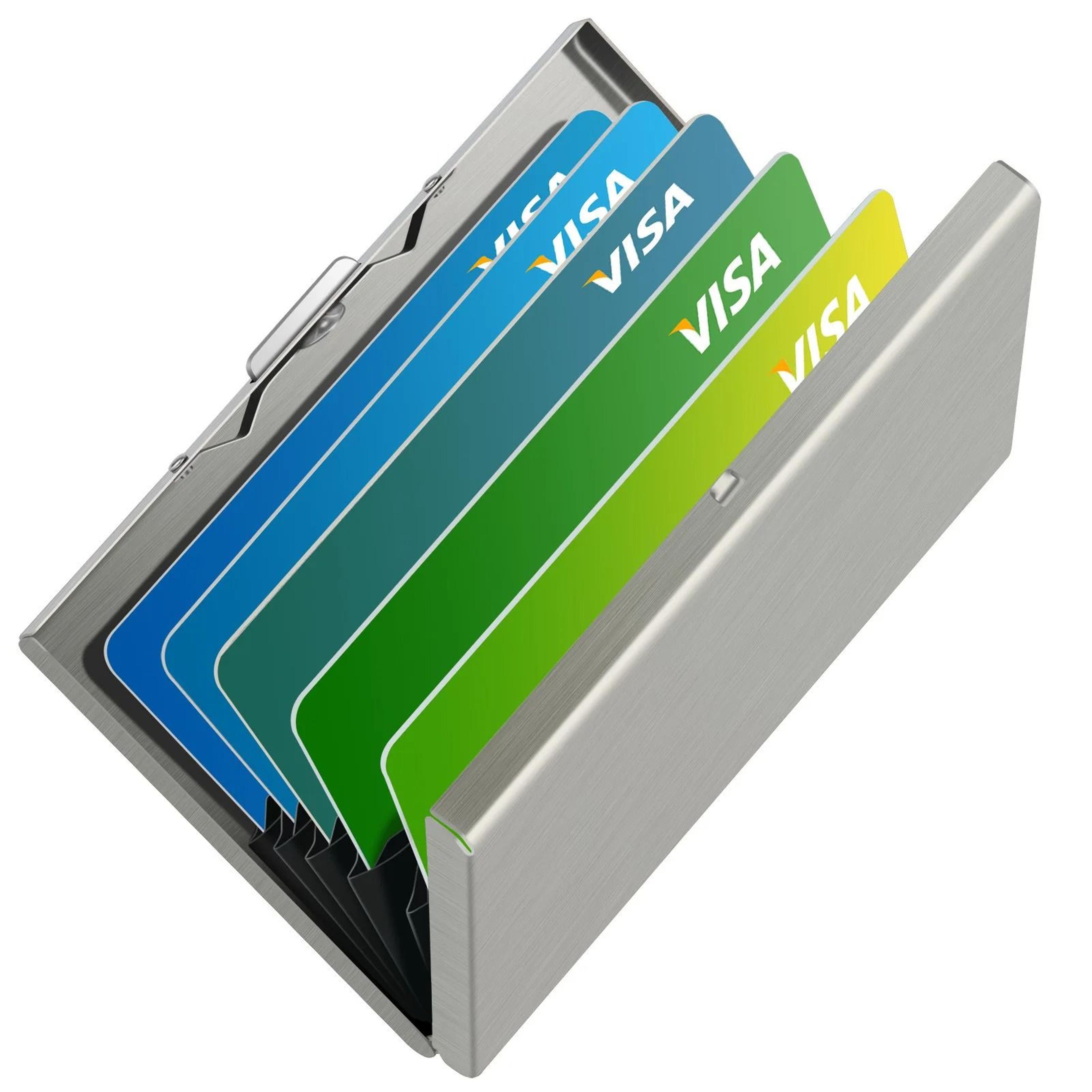 Slim Metal Card Holder Wallet With RFID Protection 4