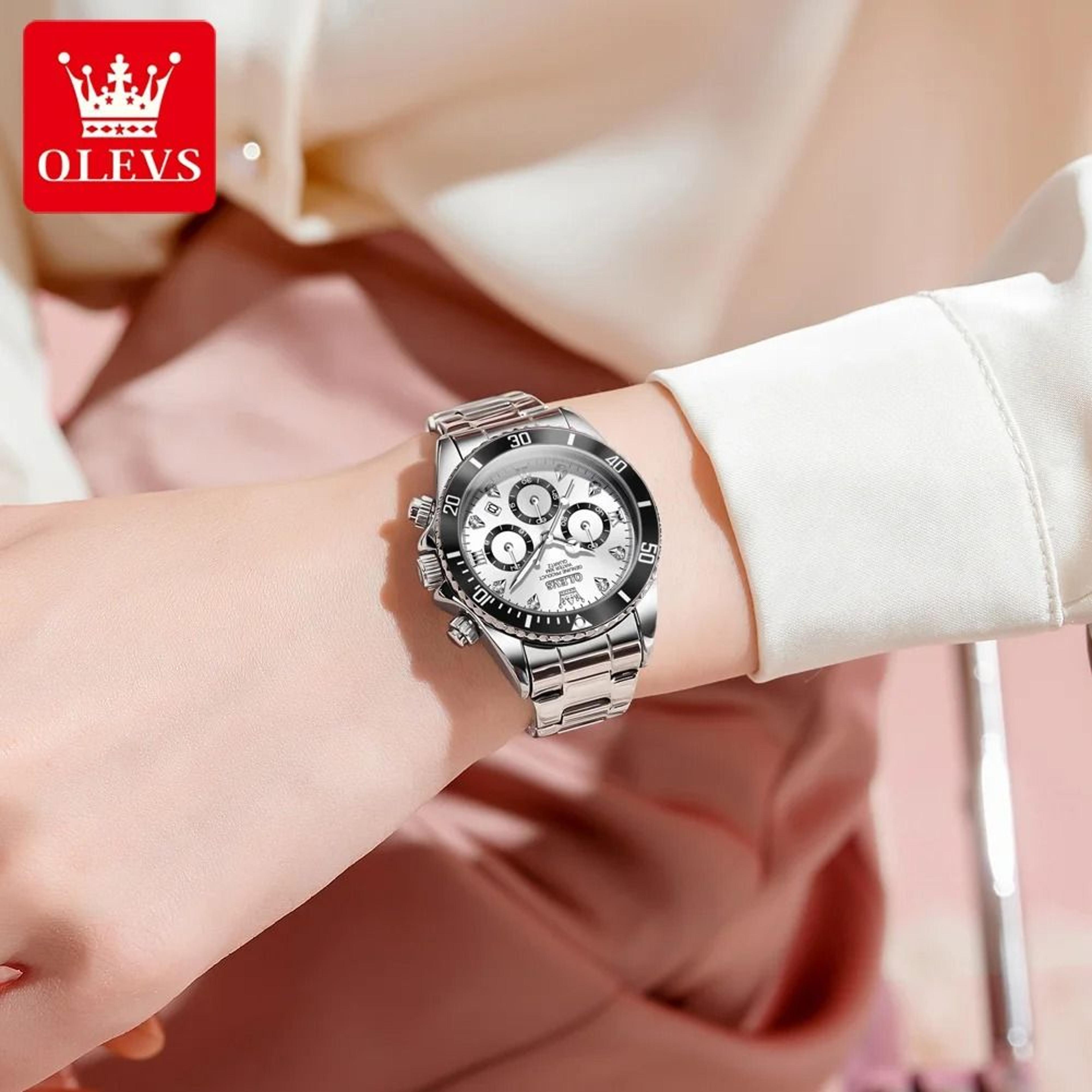 Womens Luxury Quartz Watch With Date And Luminous Display 3