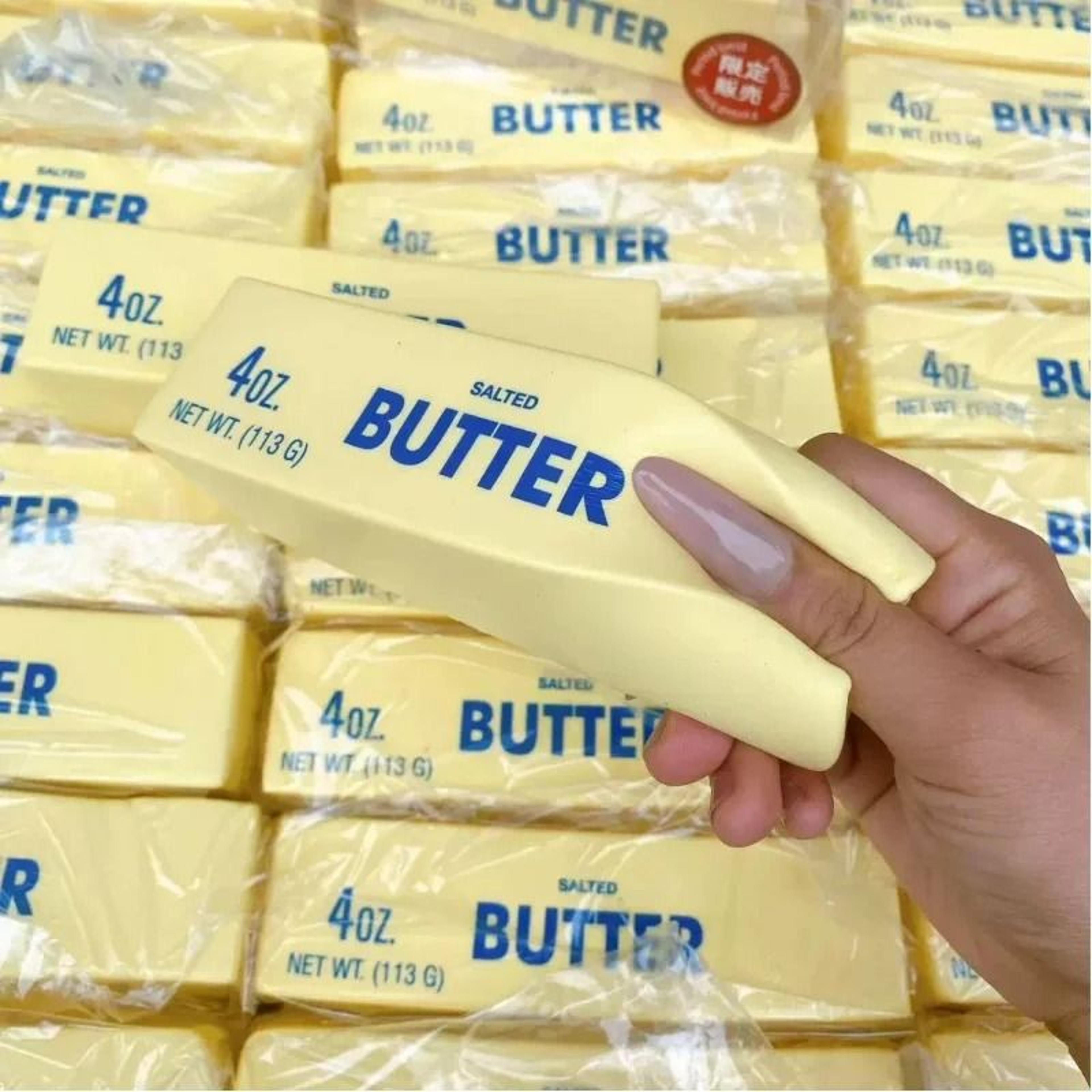 Soft Slow Rebound Butter Stick Squeeze Fidget Toy 0