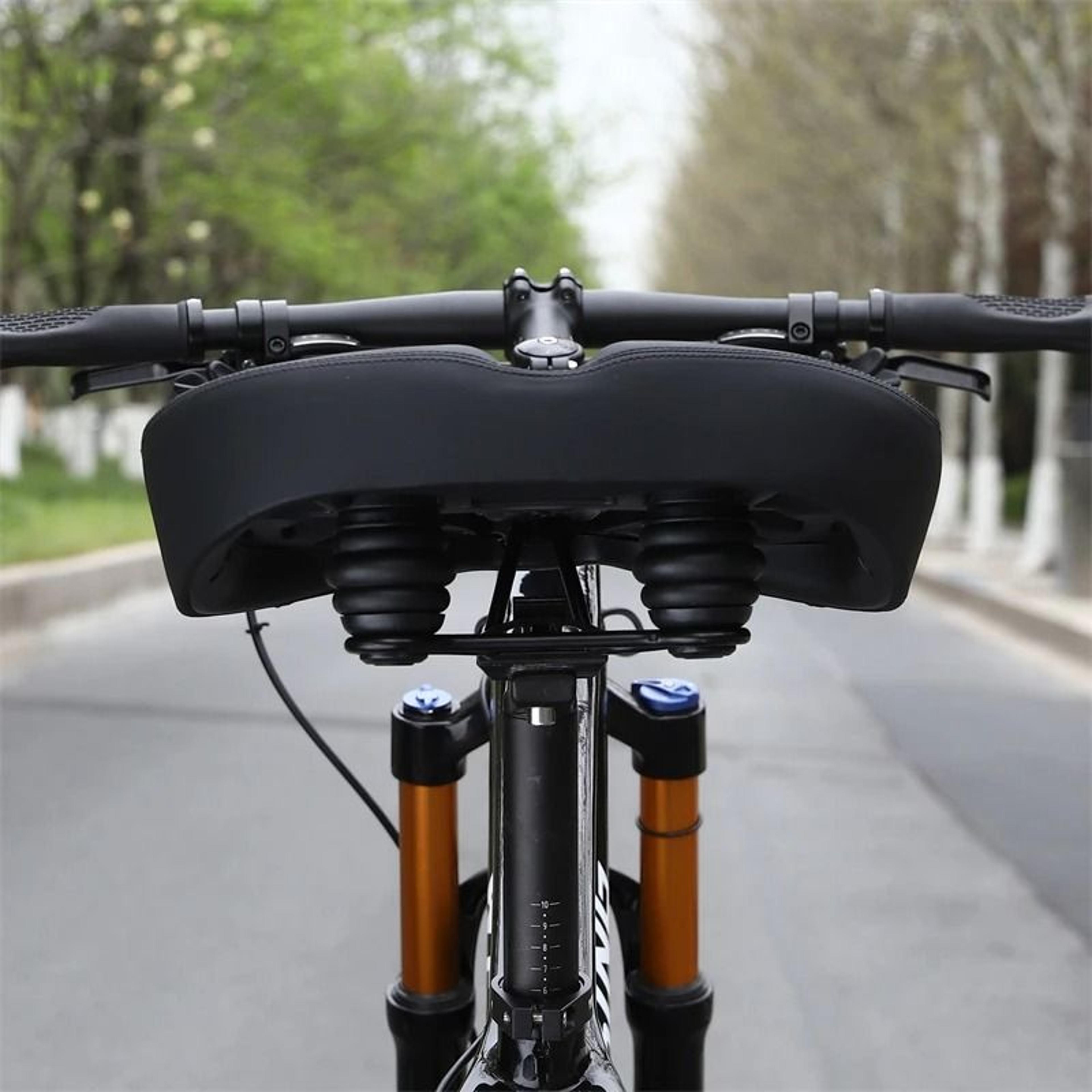 Oversized Comfort Bike Saddle Wide SofaStyle Universal Seat 5