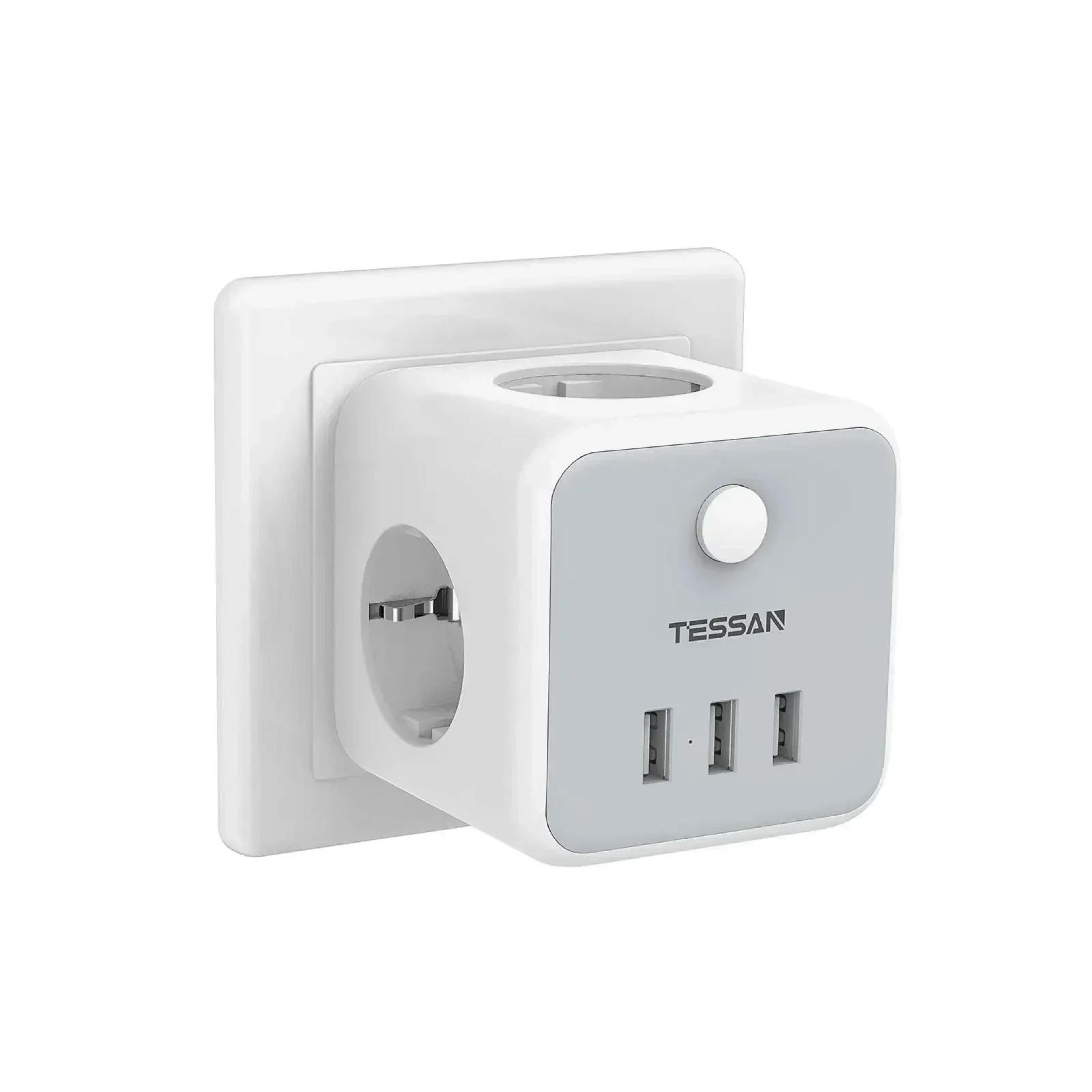 EU Power Strip With USB And AC Outlets 17