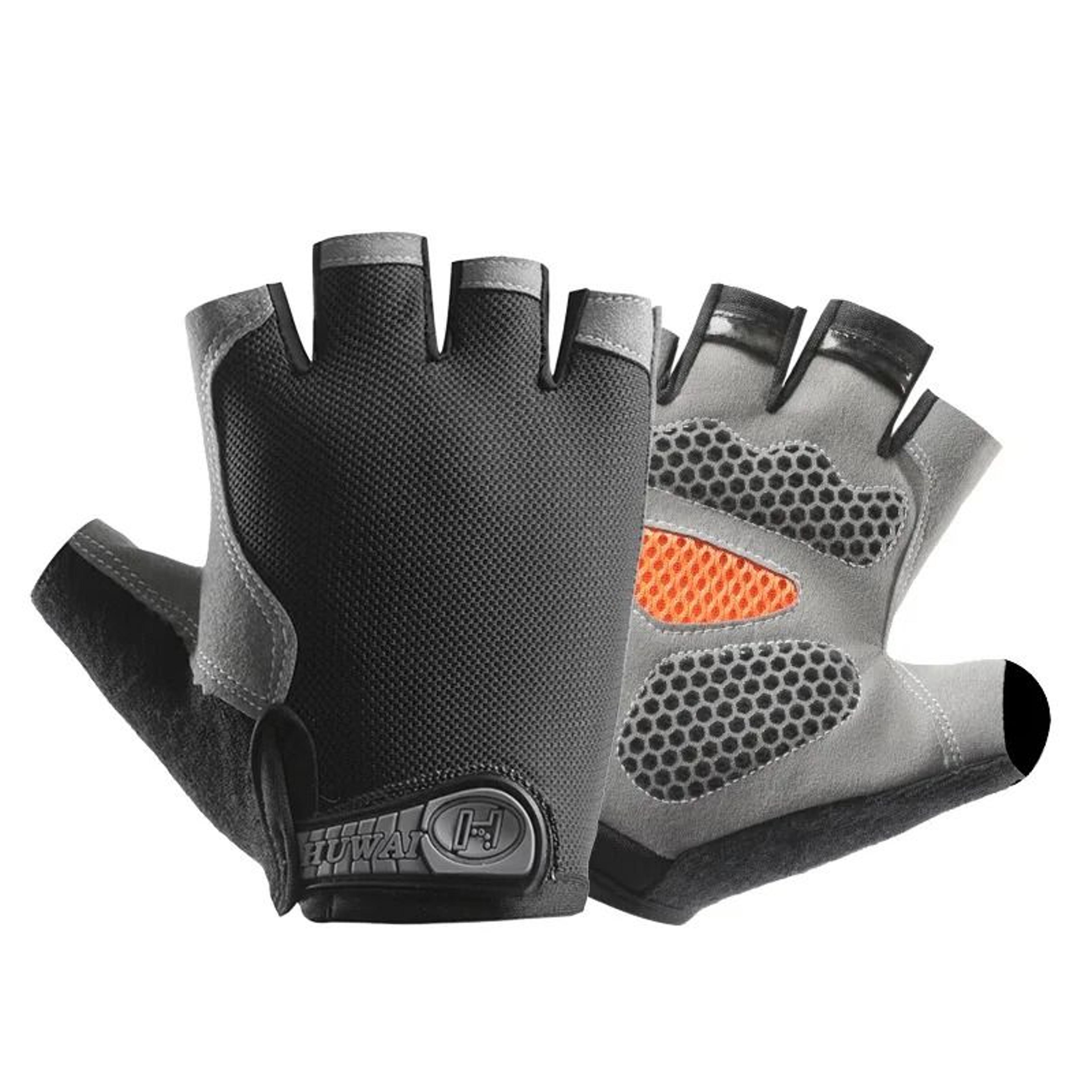 Professional Breathable Fingerless Workout Gloves 14