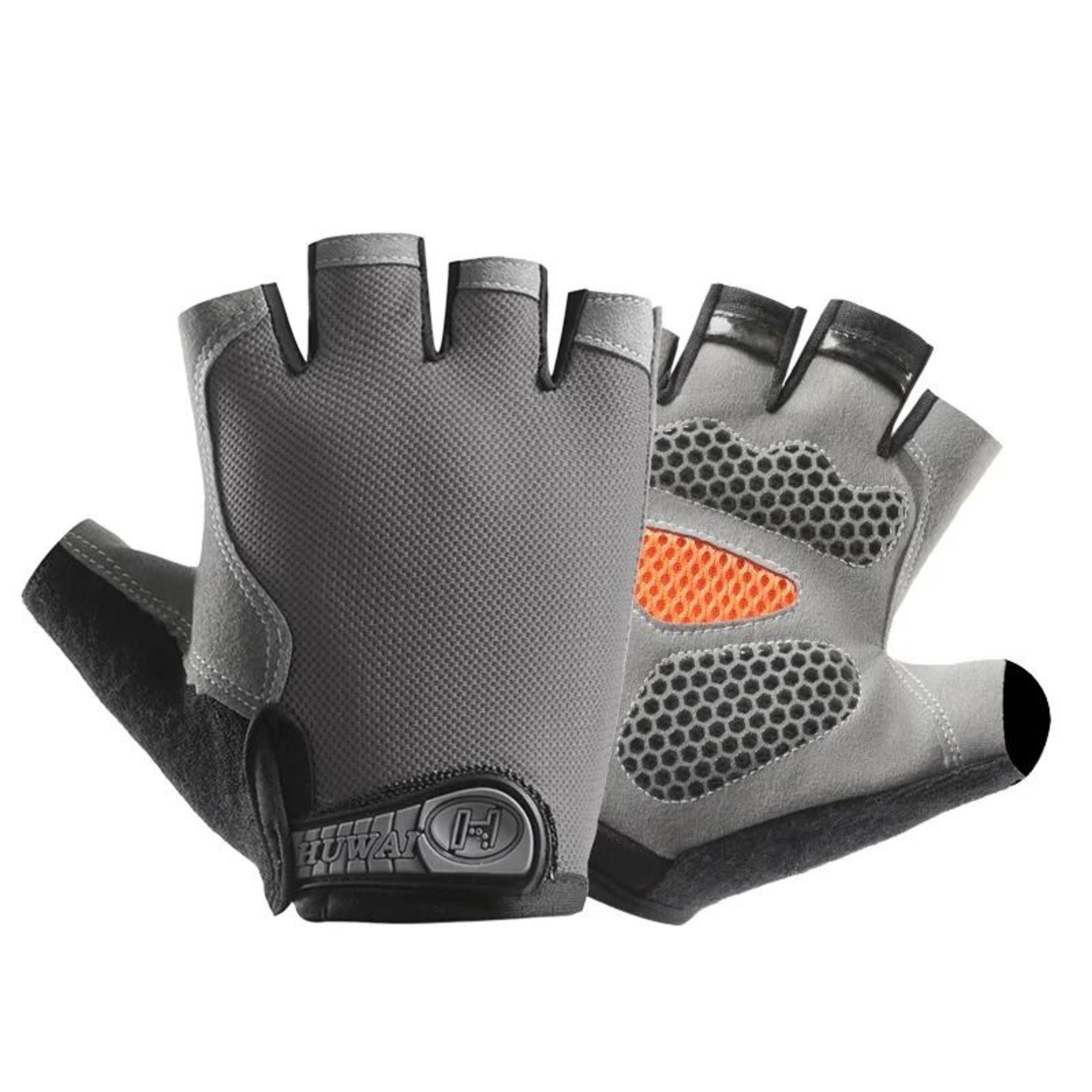 Professional Breathable Fingerless Workout Gloves 16