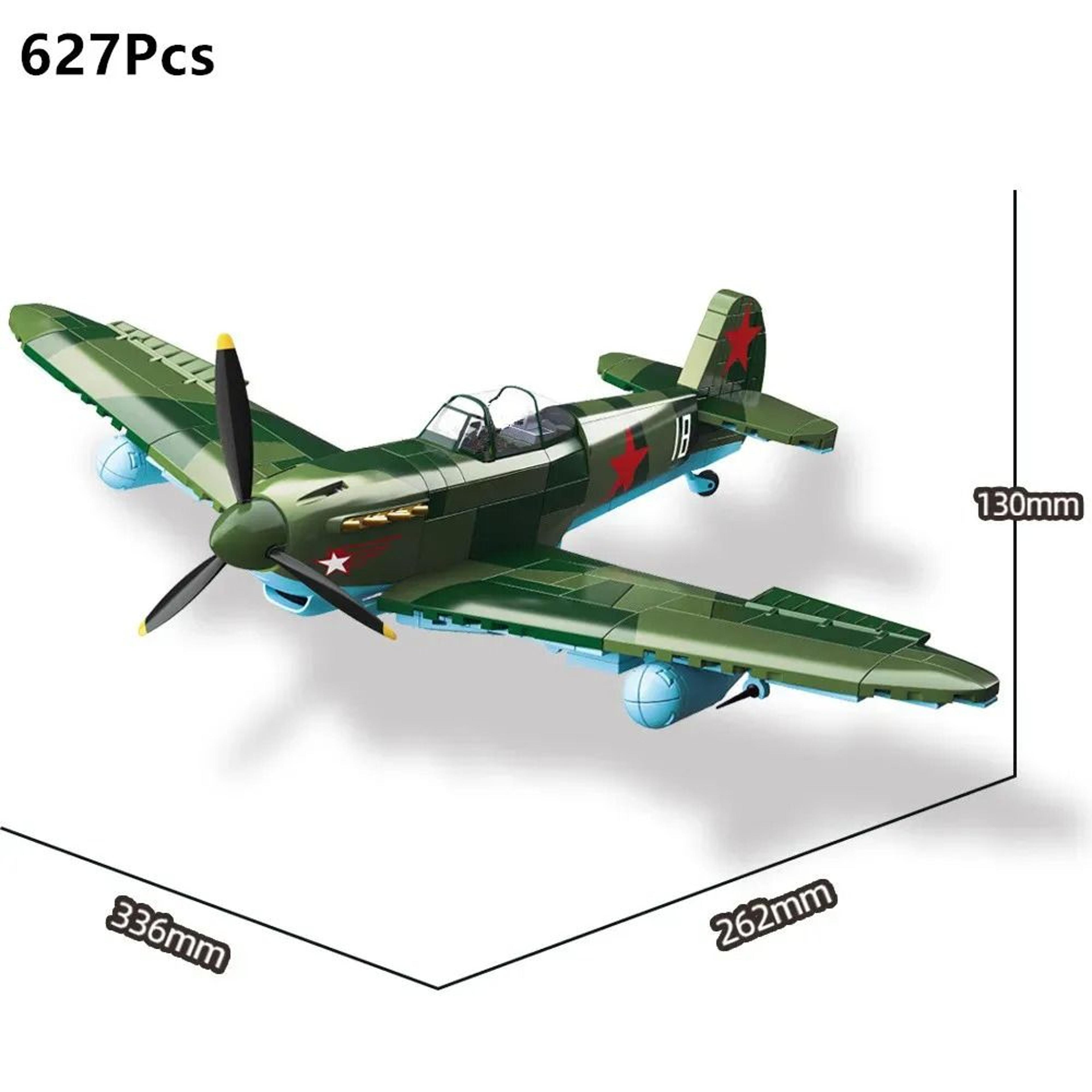 WW2 Military Fighter Building Block Set 9