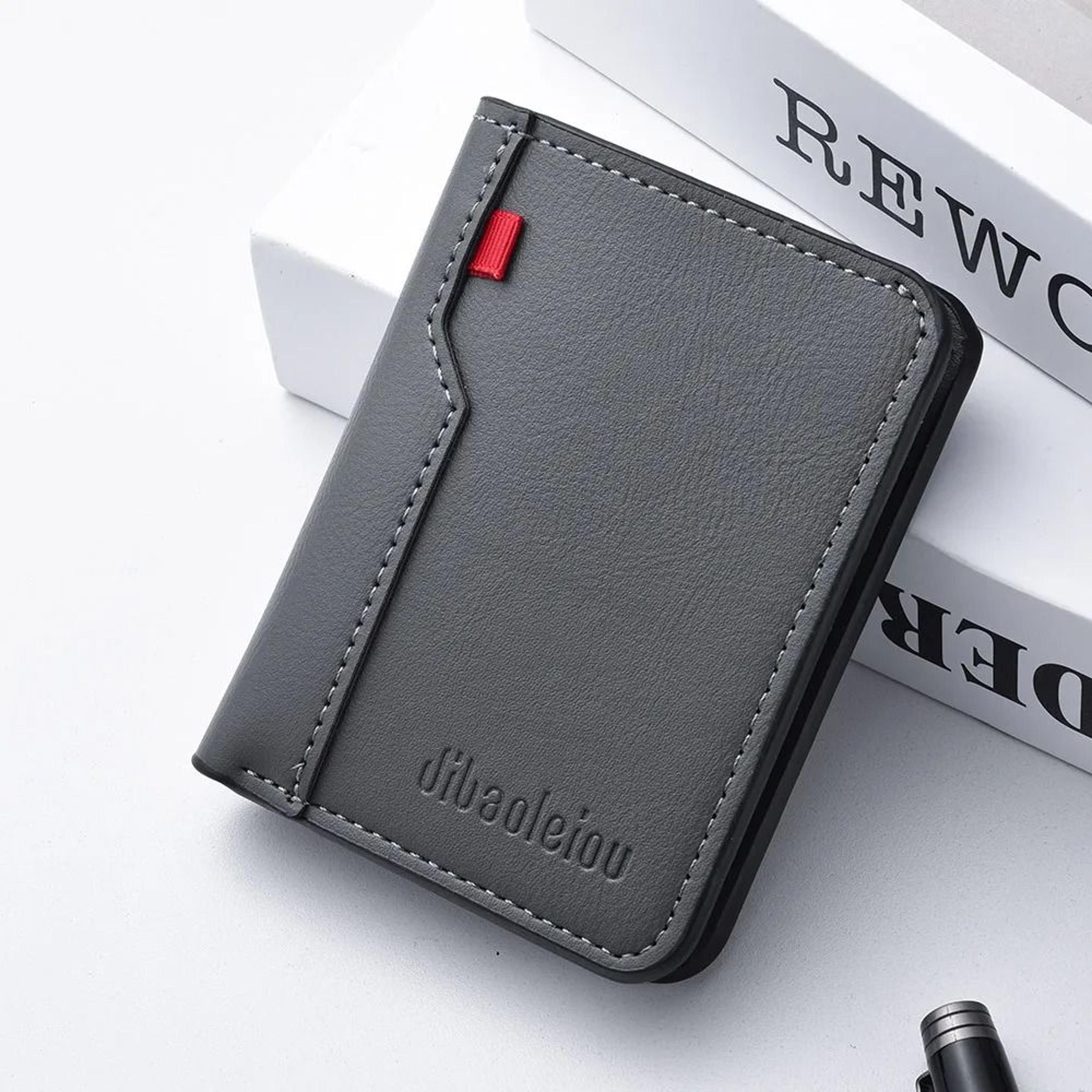 Ultra Thin PU Leather Credit Card Wallet For Men 7