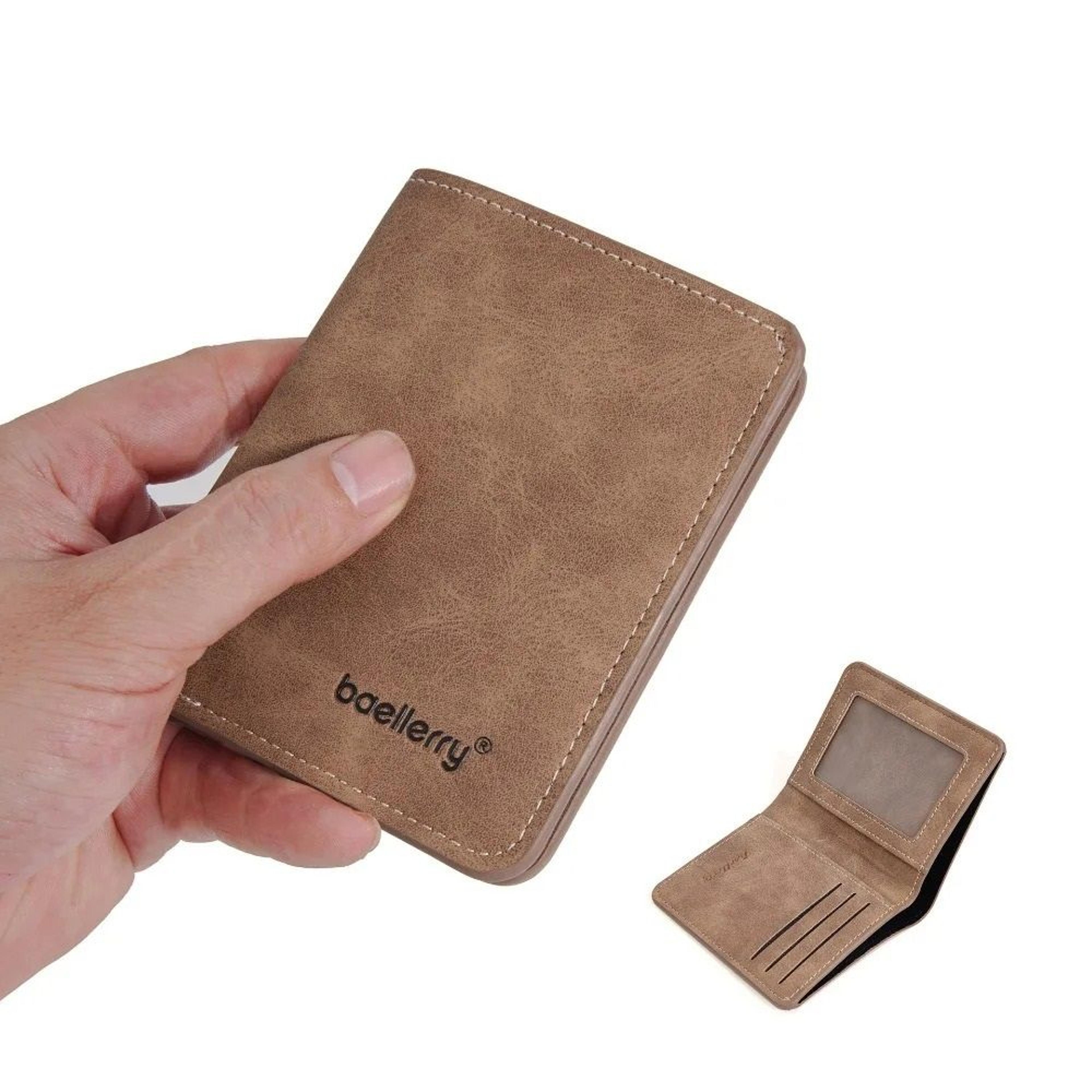 PU Leather Zipper Wallet For Men With Coin Pocket And Card Holder 5