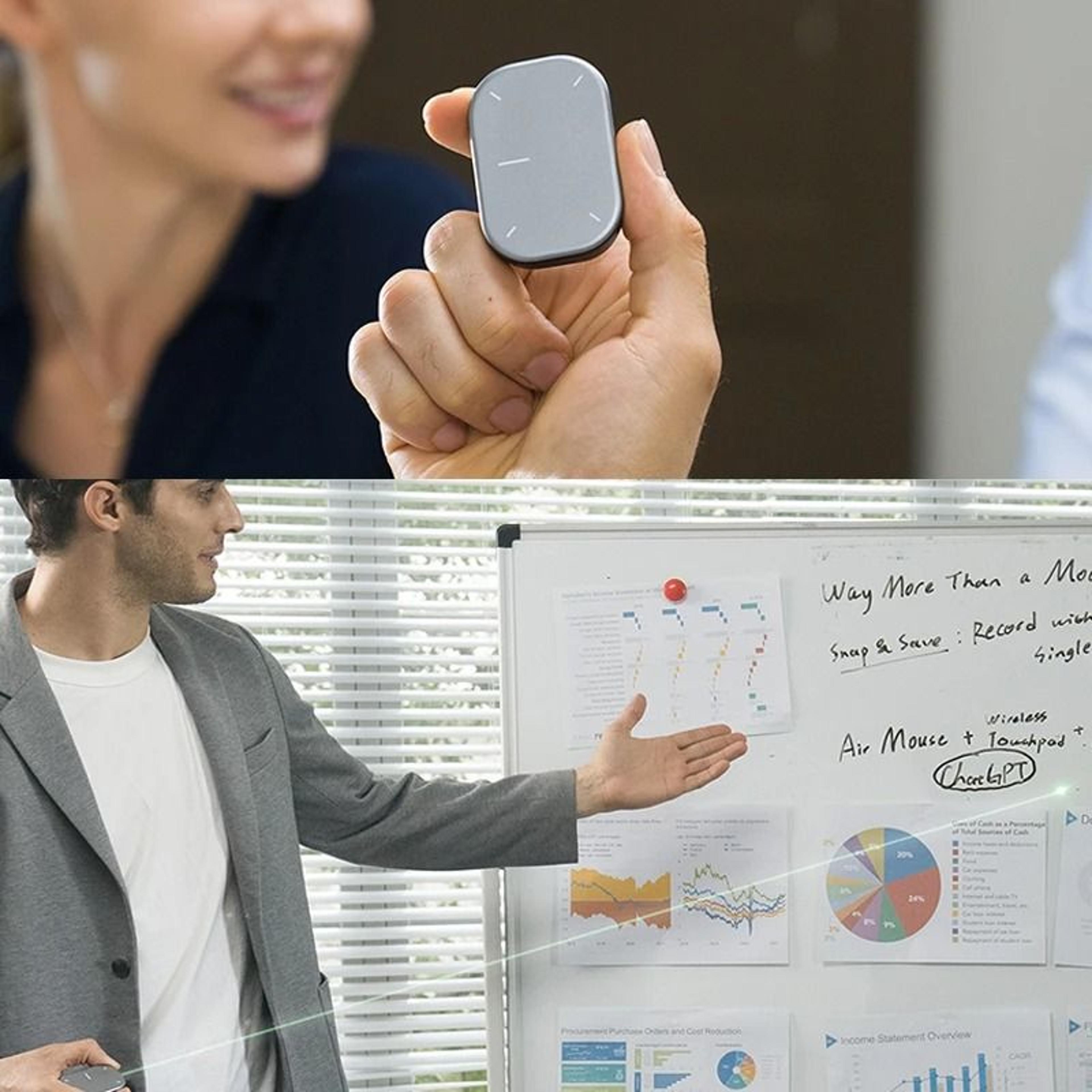 Wireless Air Mouse And Touchpad Presenter With Laser And AI Options 1